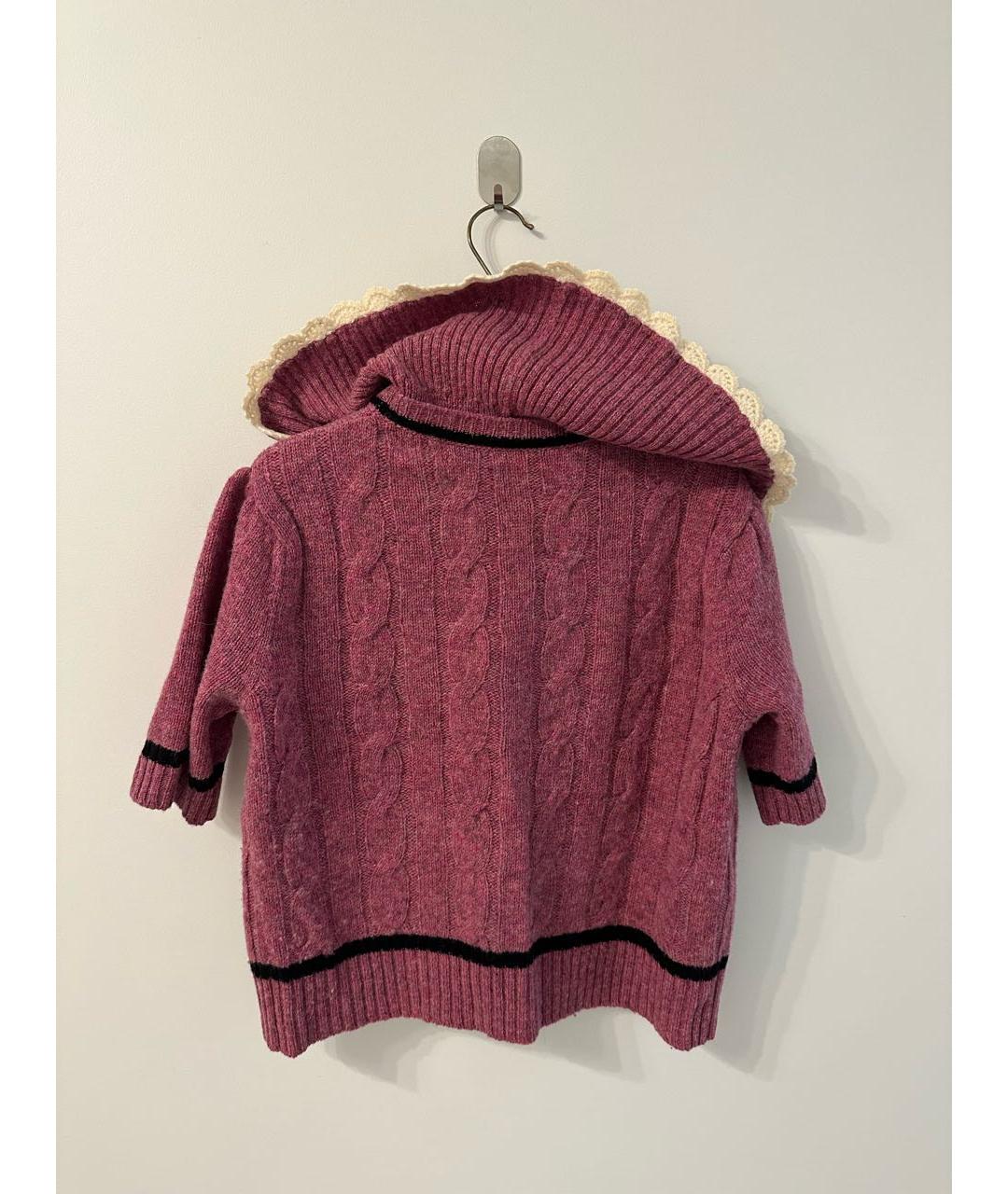 MIU MIU Розовый шерстяной джемпер / свитер, фото 3