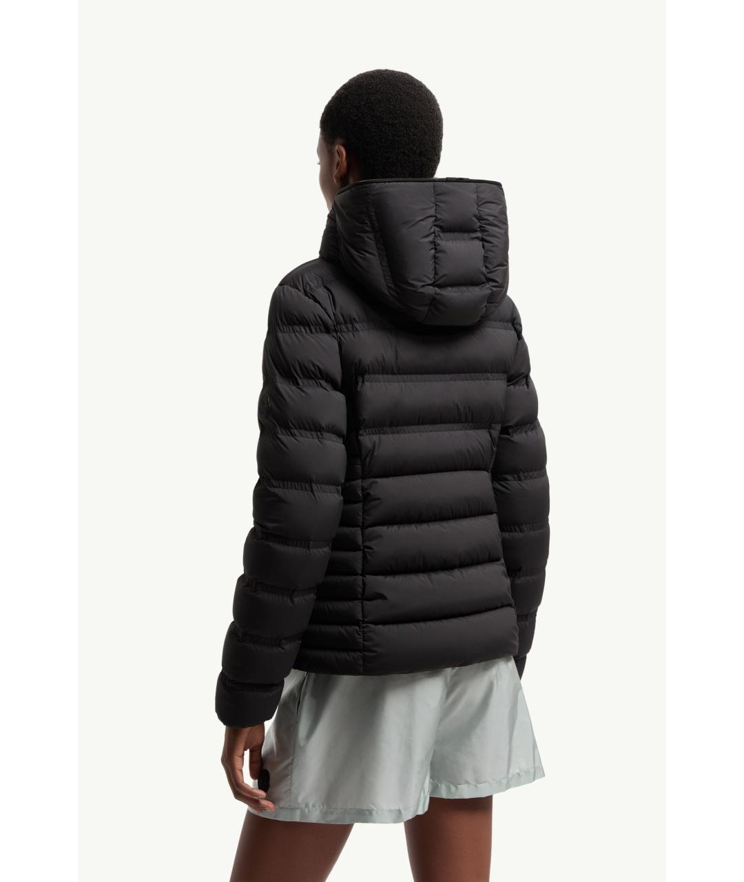 MONCLER Черная полиамидовая куртка, фото 4