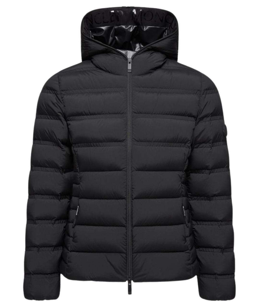 MONCLER Черная полиамидовая куртка, фото 1