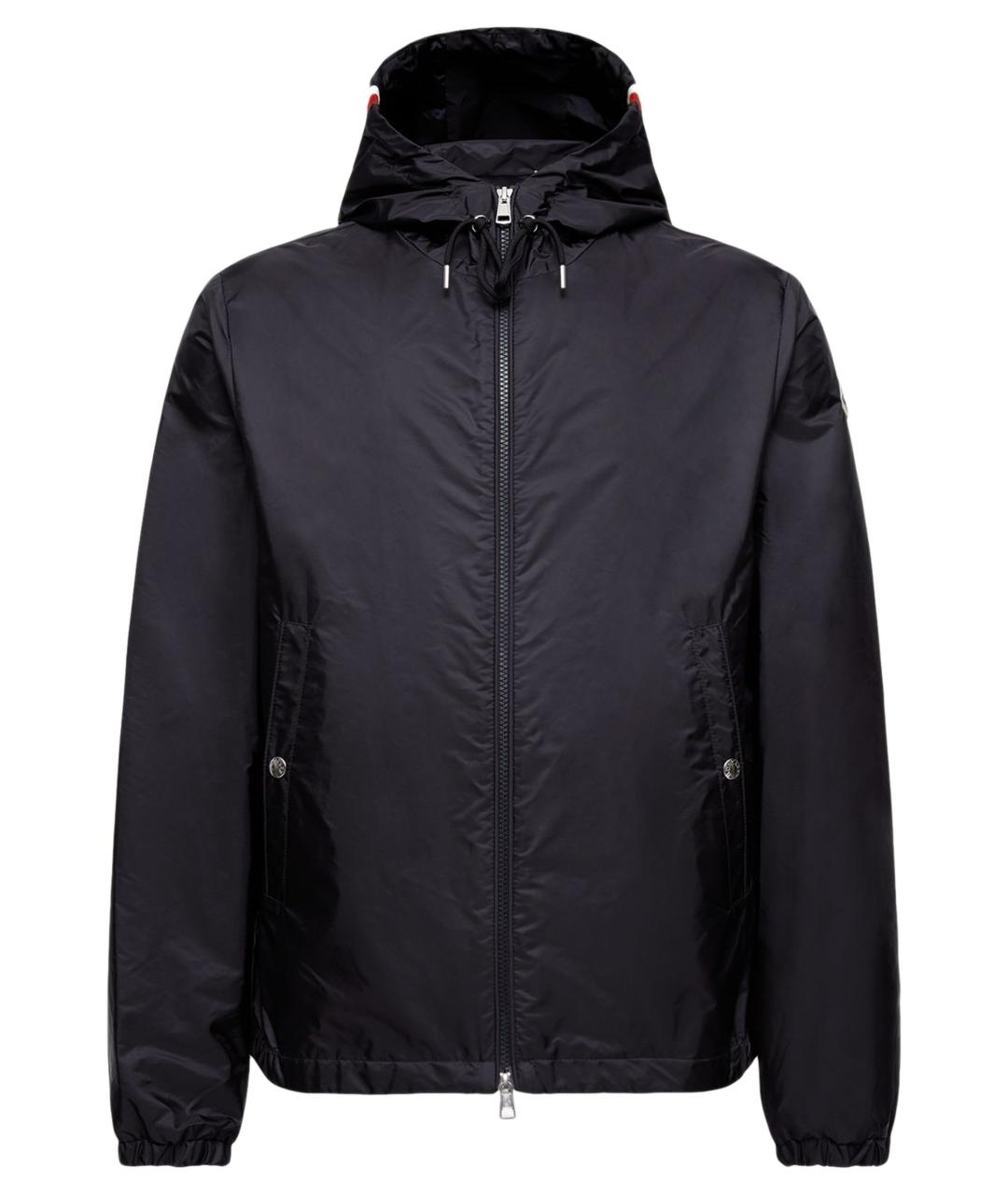 MONCLER Синяя полиамидовая куртка, фото 1