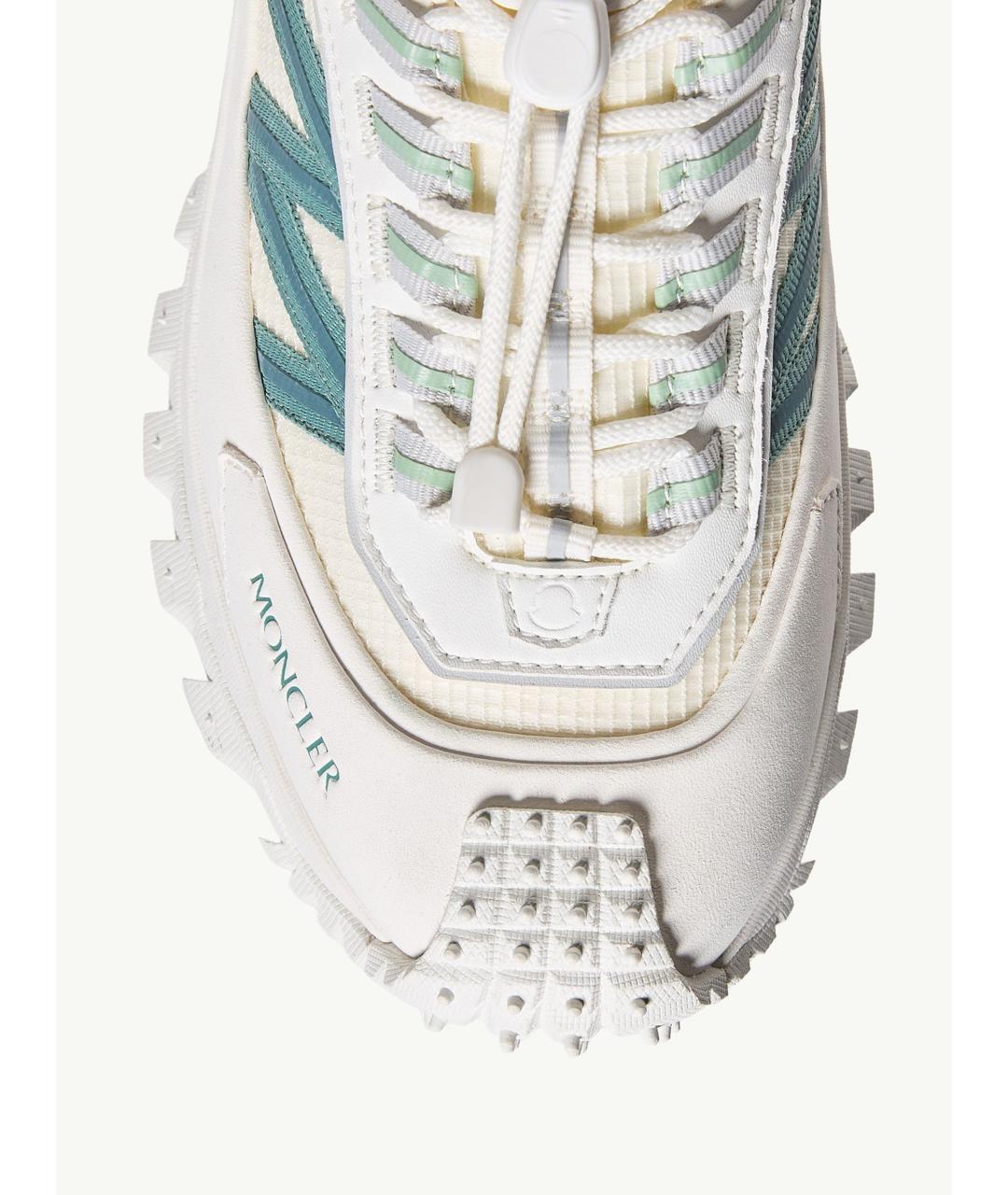 MONCLER Белые синтетические кроссовки, фото 3
