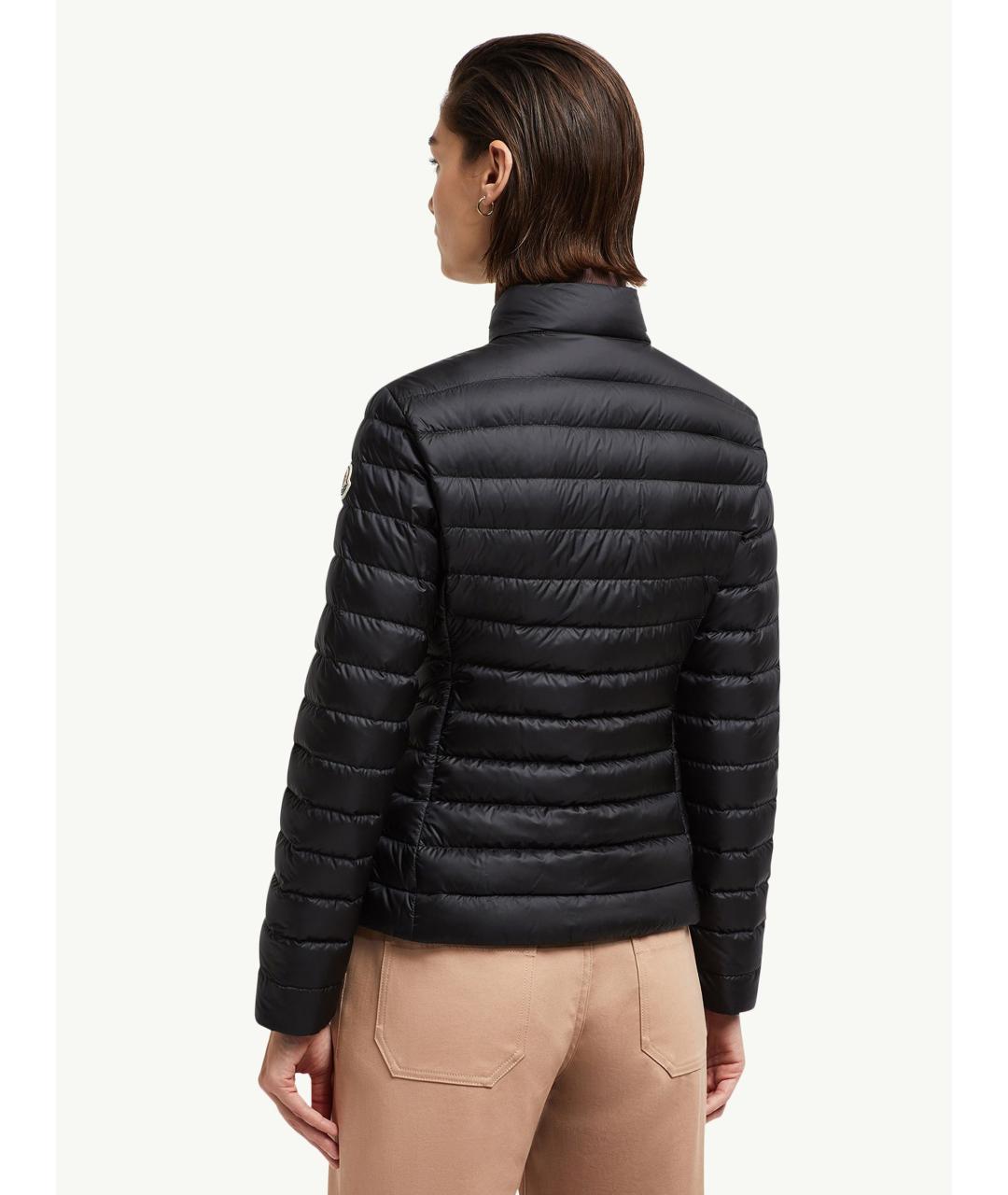 MONCLER Черная полиамидовая куртка, фото 5