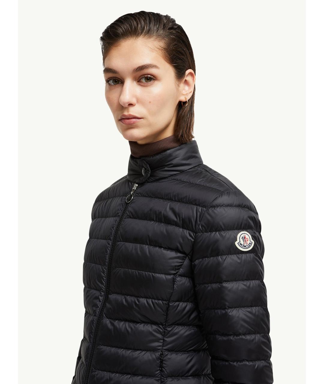MONCLER Черная полиамидовая куртка, фото 3