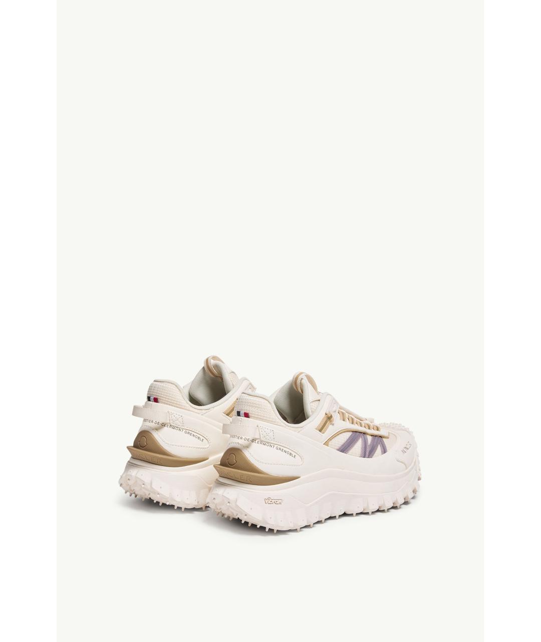 MONCLER Белые синтетические кроссовки, фото 5