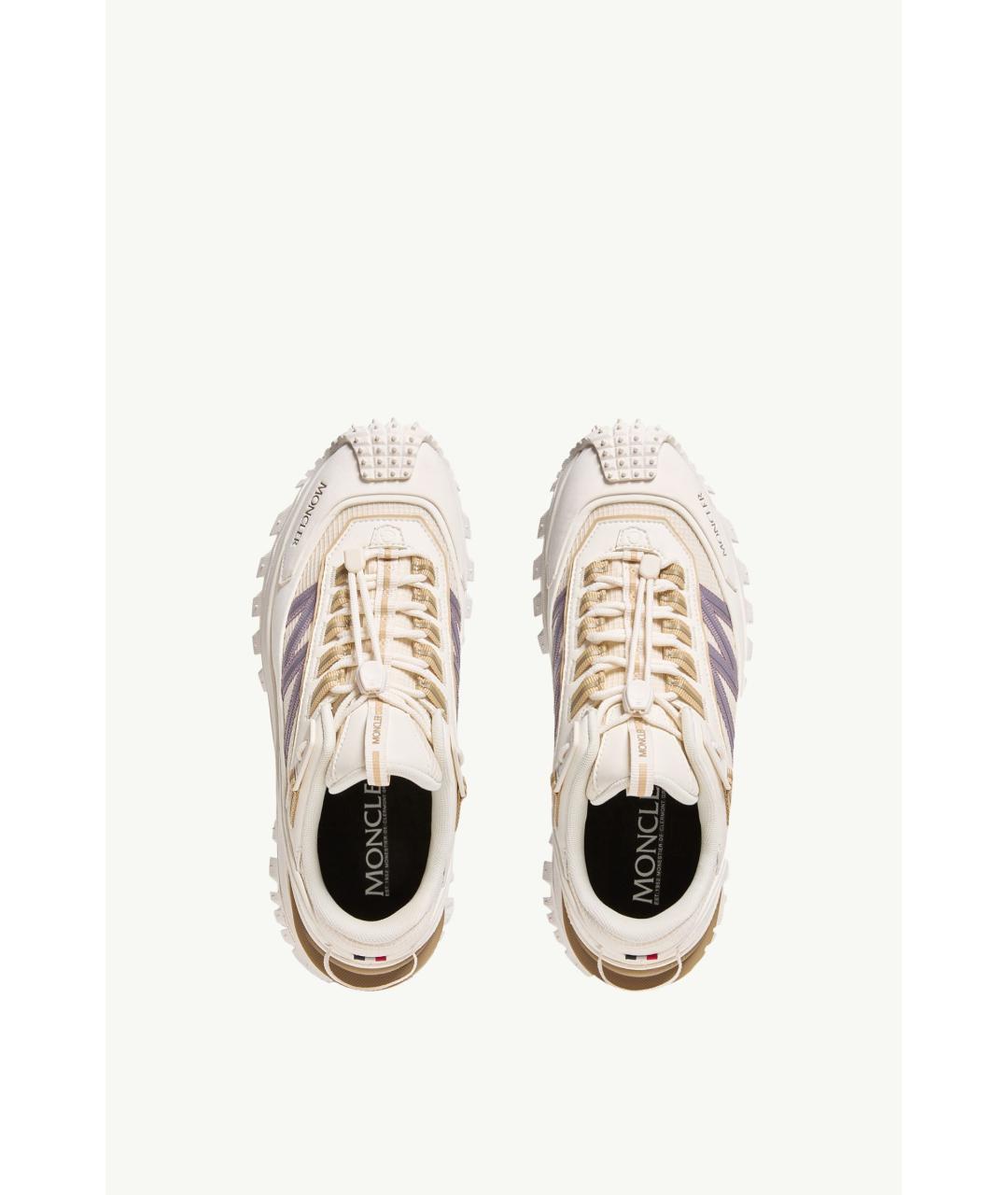 MONCLER Белые синтетические кроссовки, фото 6