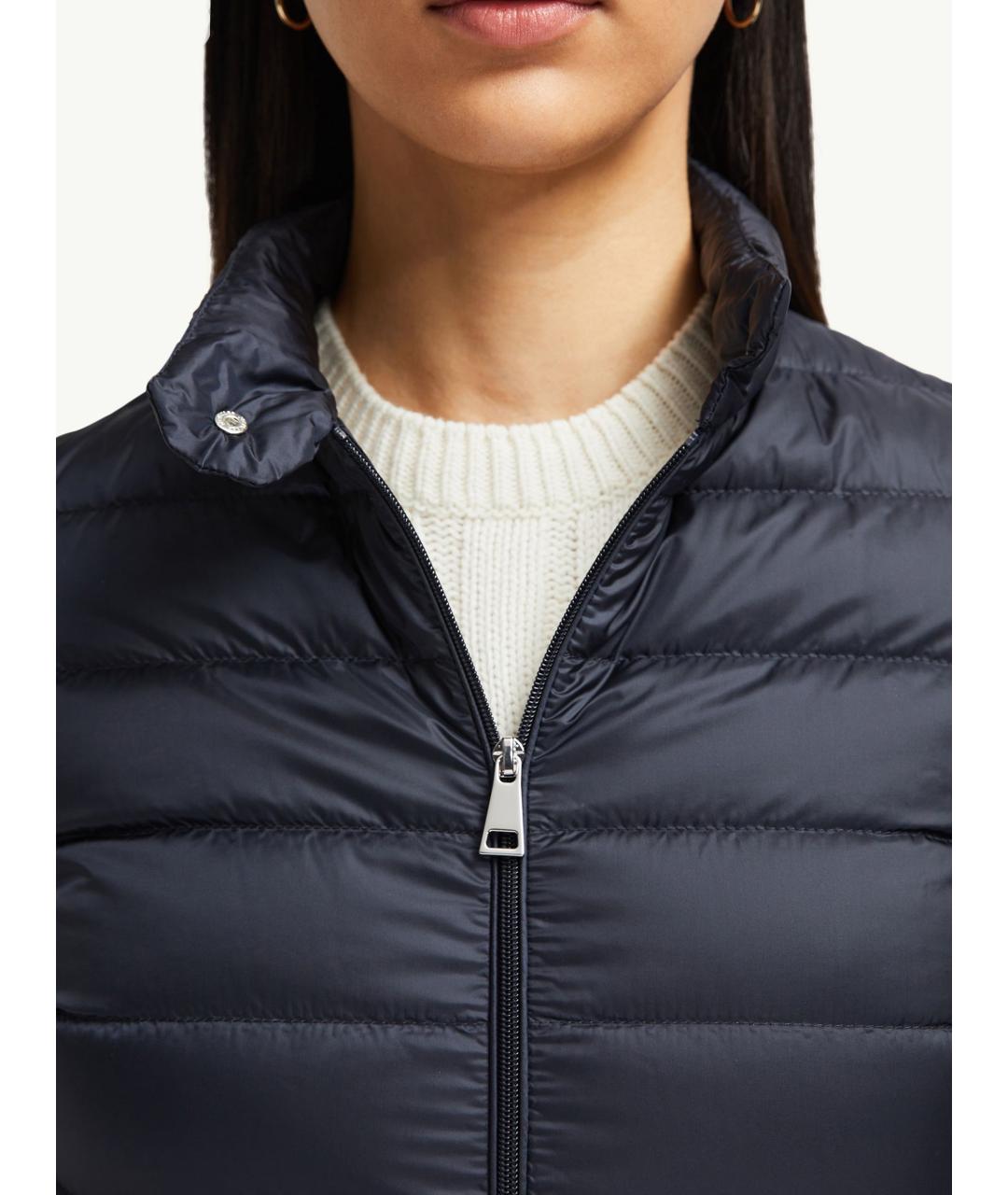 MONCLER Синяя полиамидовая куртка, фото 6