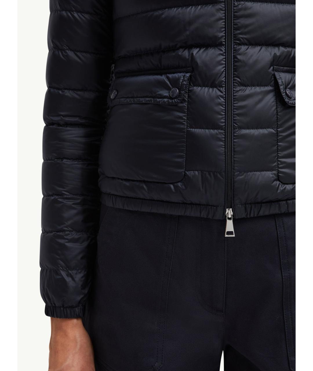 MONCLER Синяя полиамидовая куртка, фото 5