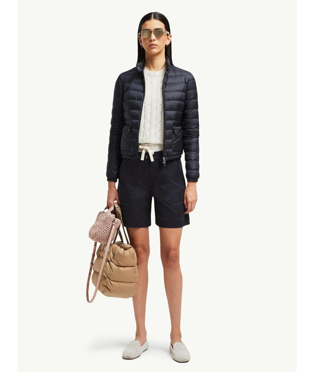 MONCLER Синяя полиамидовая куртка, фото 2