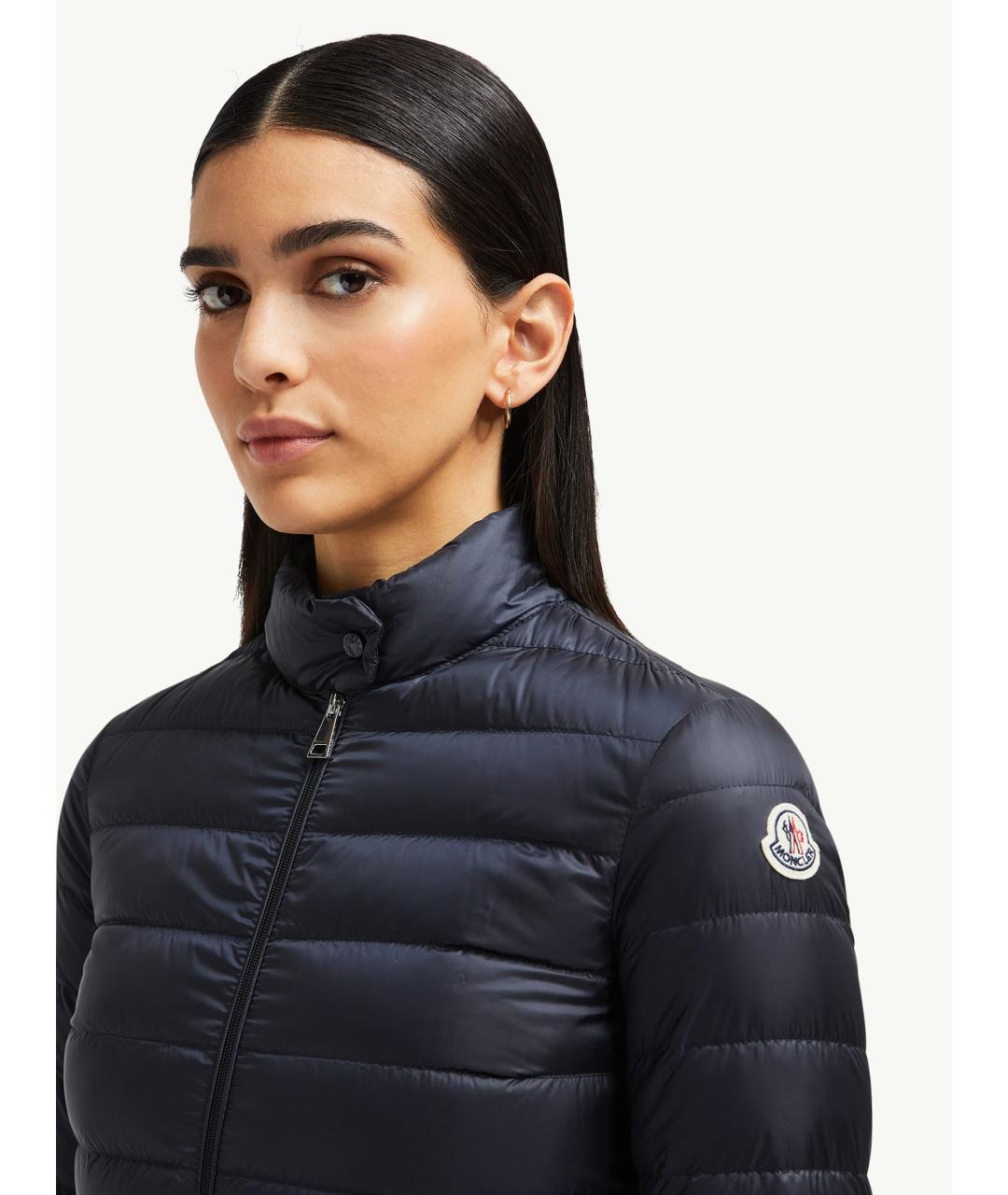 MONCLER Синяя полиамидовая куртка, фото 8