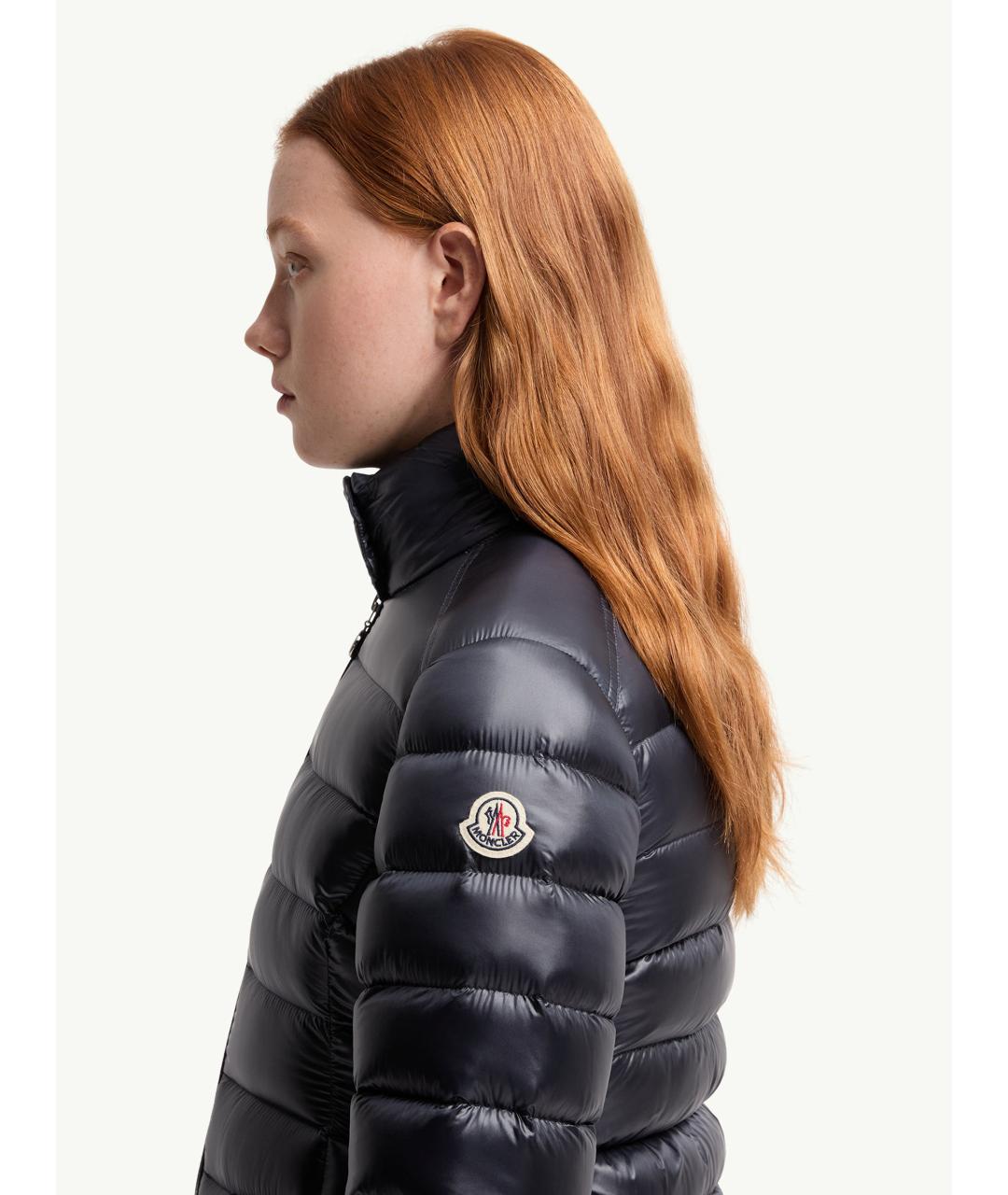 MONCLER Синяя полиамидовая куртка, фото 6
