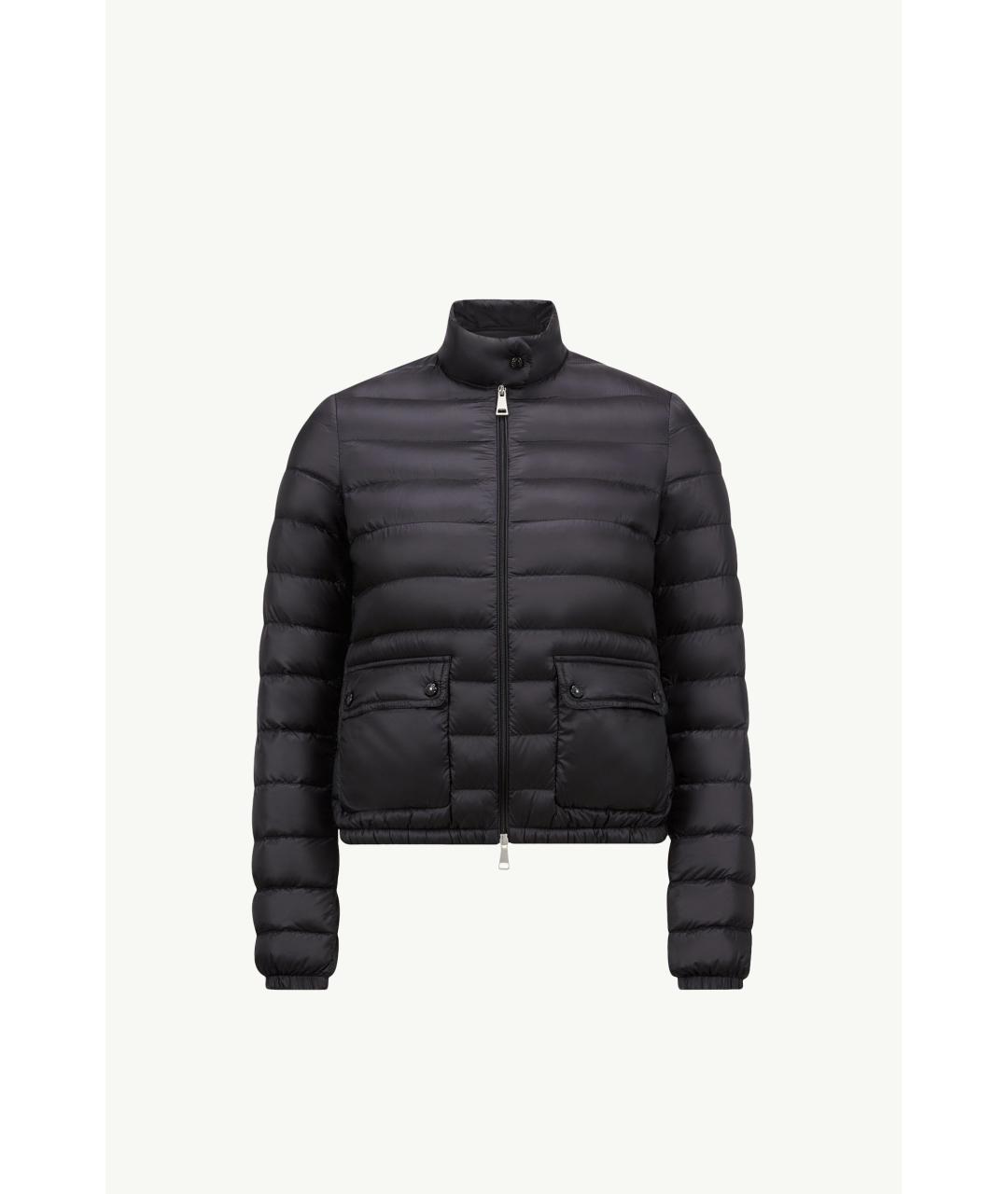 MONCLER Черная полиамидовая куртка, фото 8