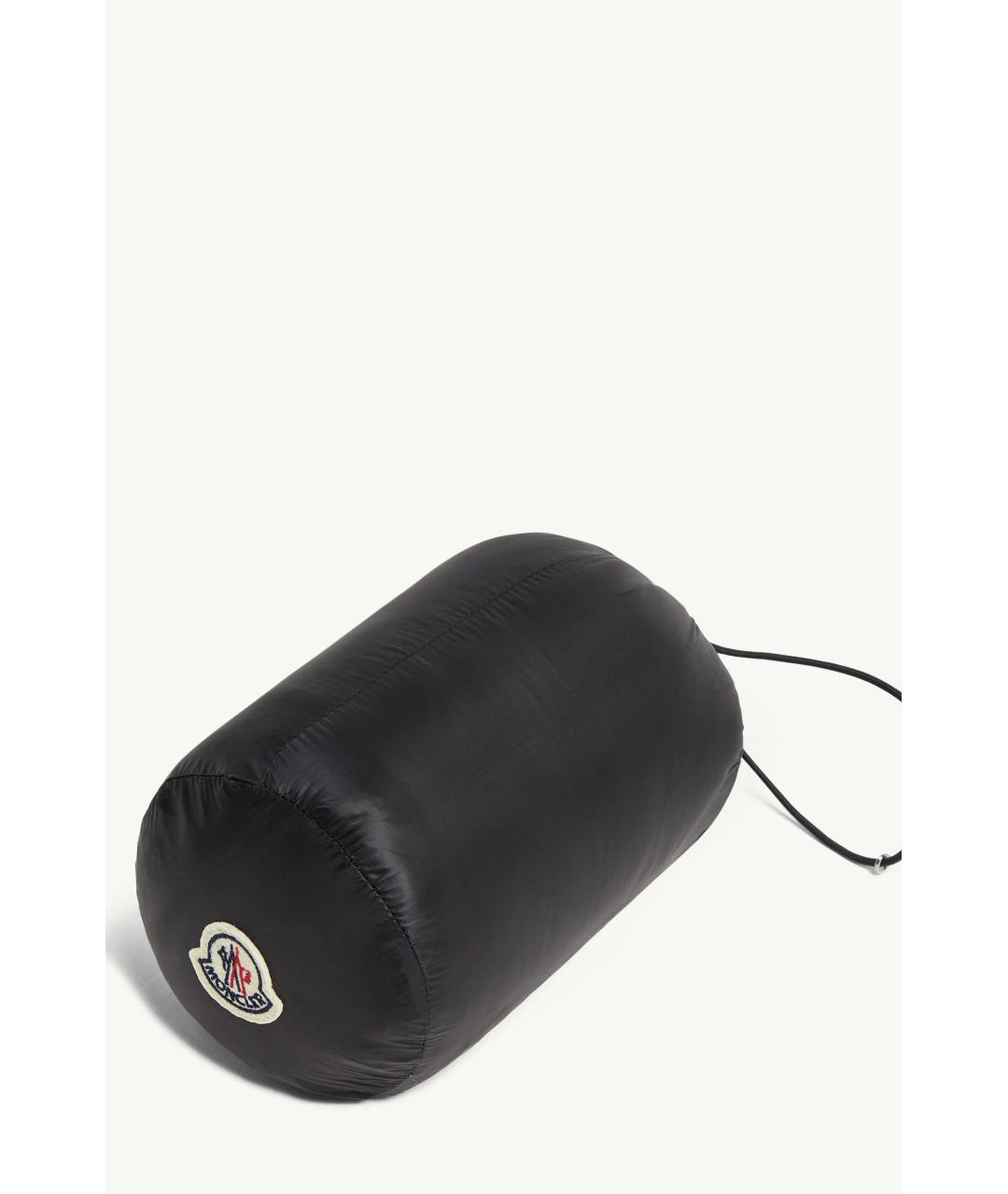 MONCLER Черная полиамидовая куртка, фото 7