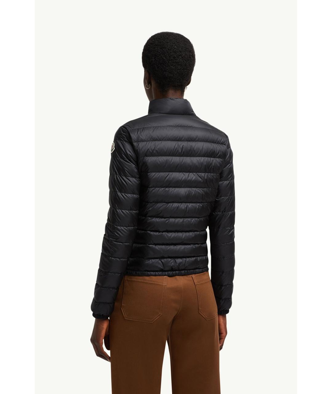 MONCLER Черная полиамидовая куртка, фото 3