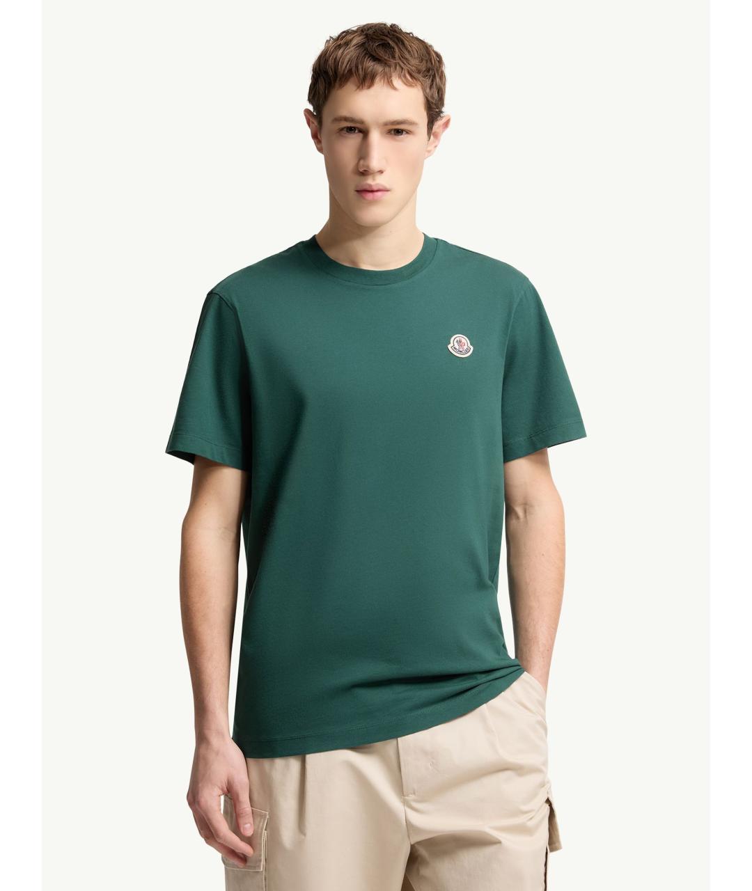 MONCLER Мульти хлопковая футболка, фото 4