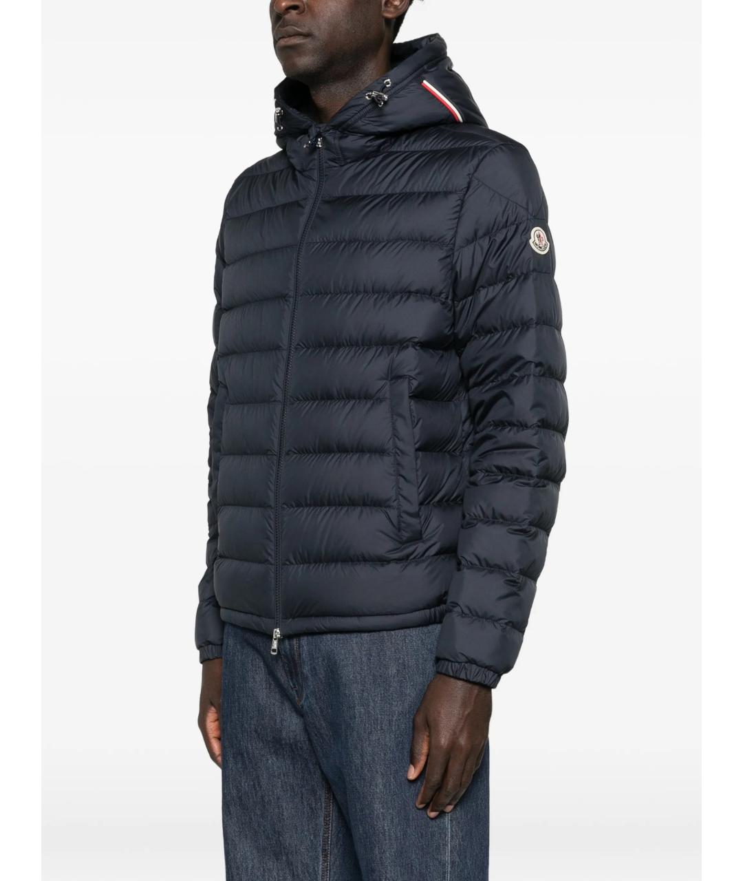 MONCLER Синяя полиамидовая куртка, фото 3