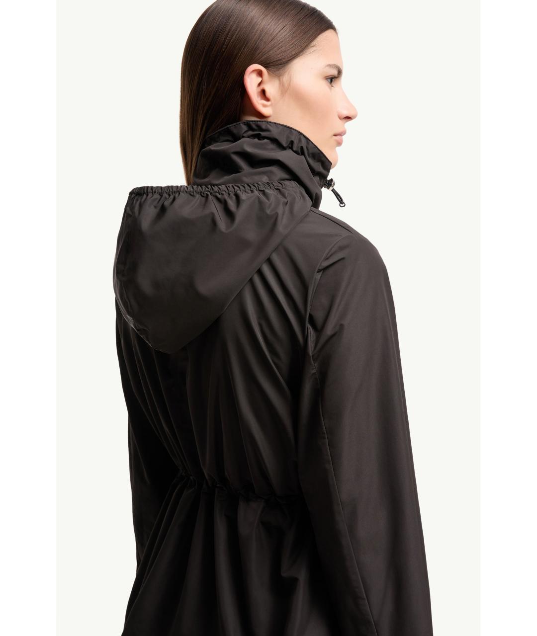 MONCLER Черная полиэстеровая парка, фото 6
