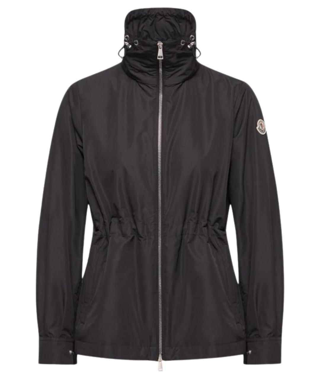 MONCLER Черная полиэстеровая парка, фото 1