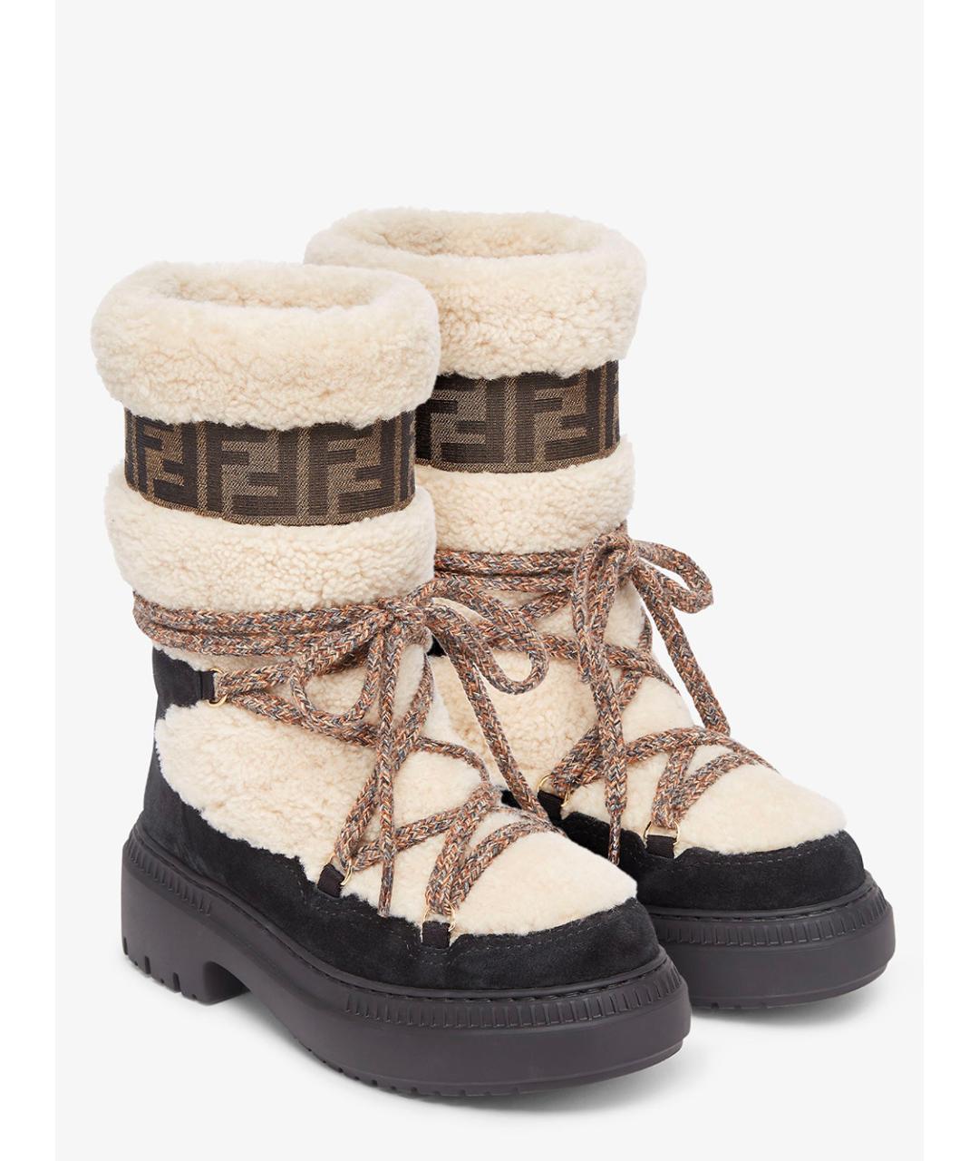 FENDI Мульти ботинки, фото 4