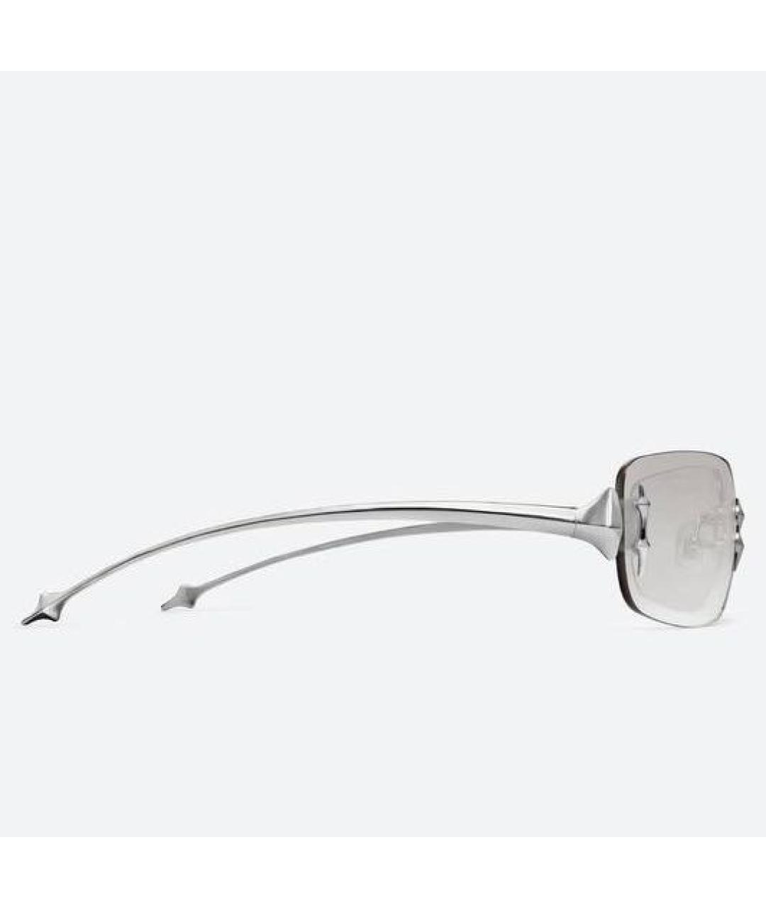 GENTLE MONSTER Антрацитовые металлические солнцезащитные очки, фото 3