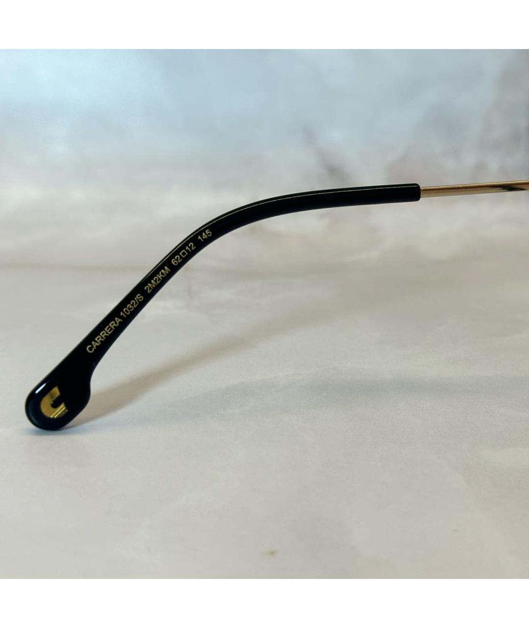 CARRERA Y CARRERA Золотые металлические солнцезащитные очки, фото 5