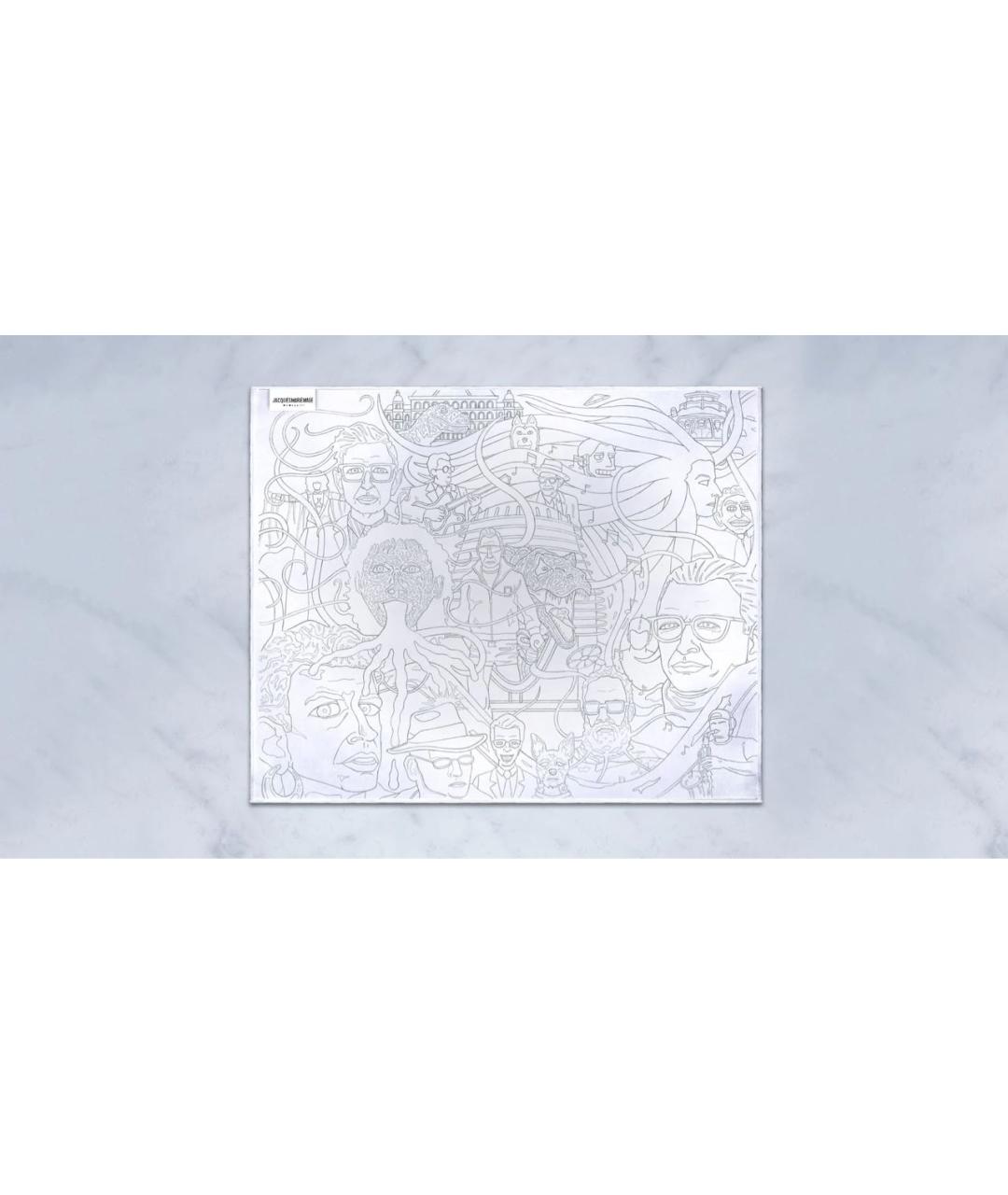 JACQUES MARIE MAGE Золотые пластиковые солнцезащитные очки, фото 3