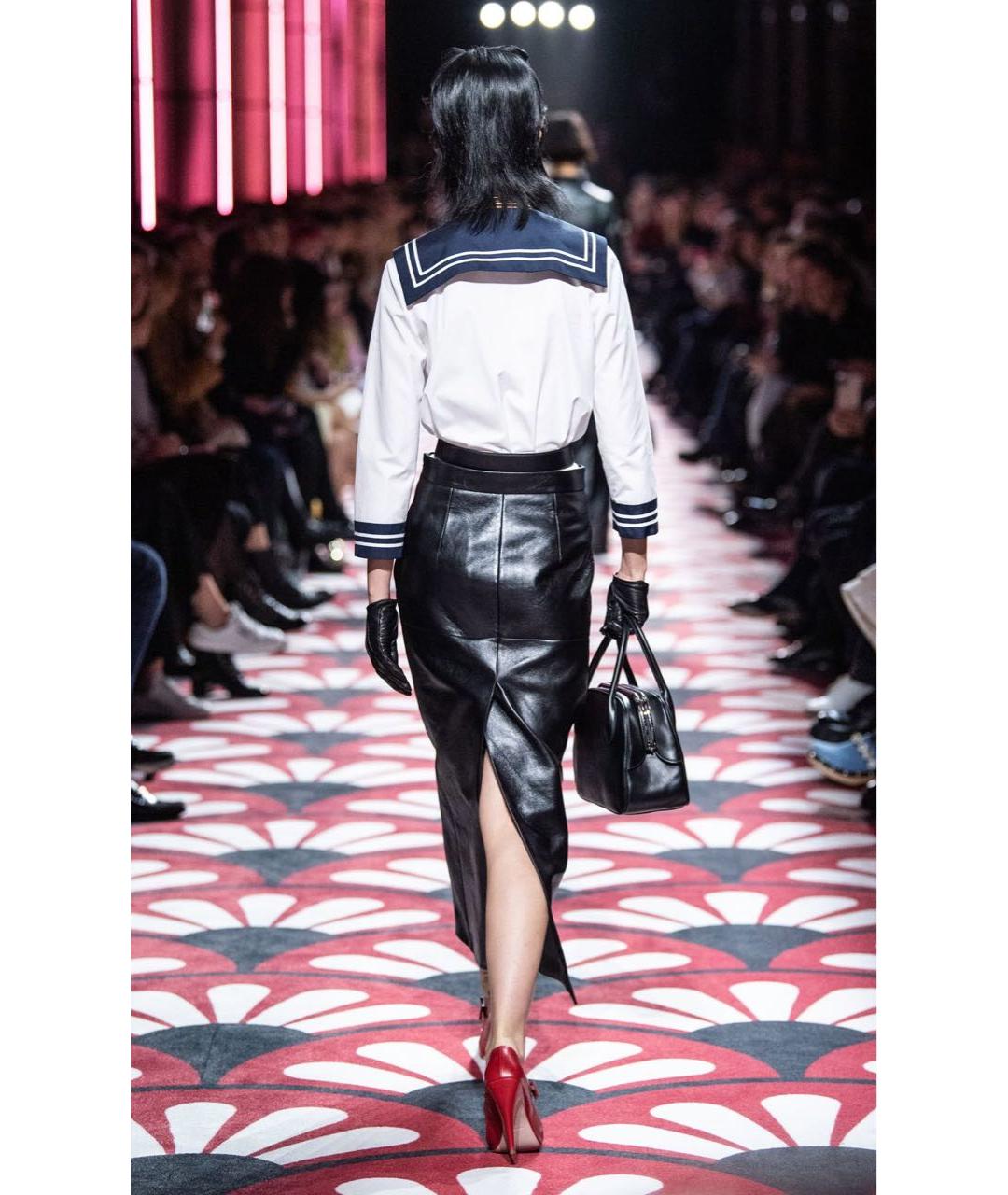 MIU MIU Белая хлопковая рубашка, фото 5