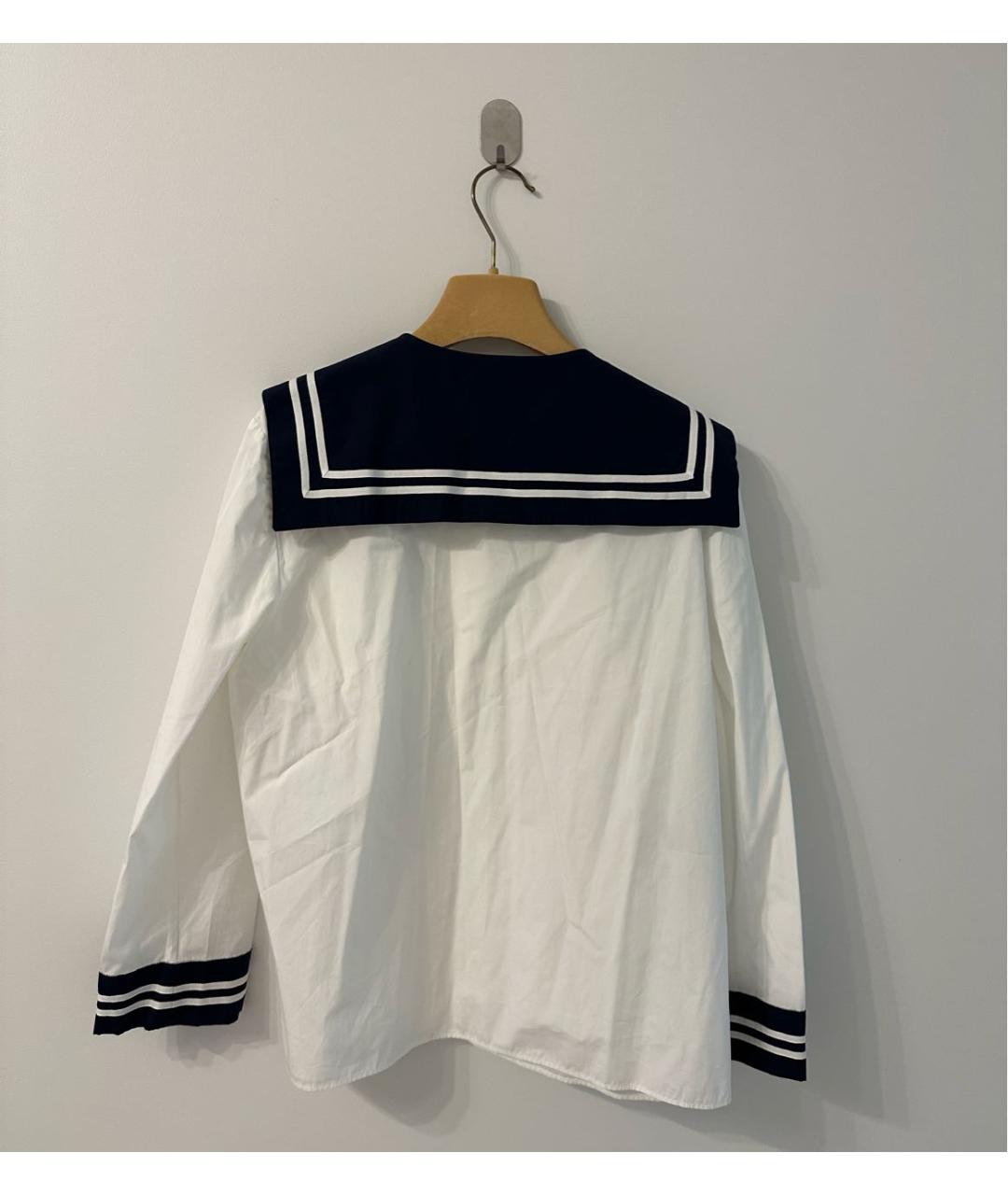 MIU MIU Белая хлопковая рубашка, фото 2