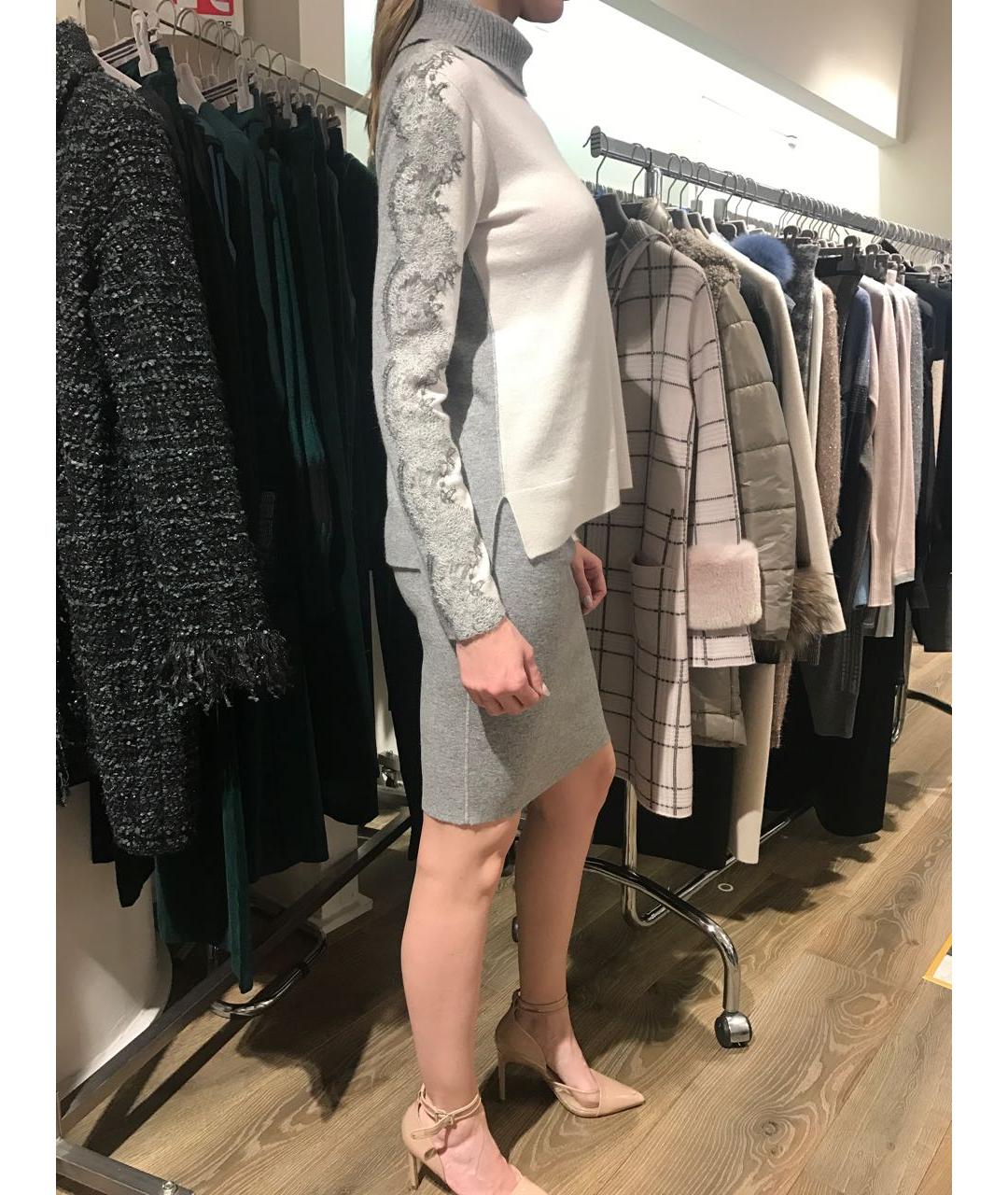 D.EXTERIOR Белая кашемировая водолазка, фото 7