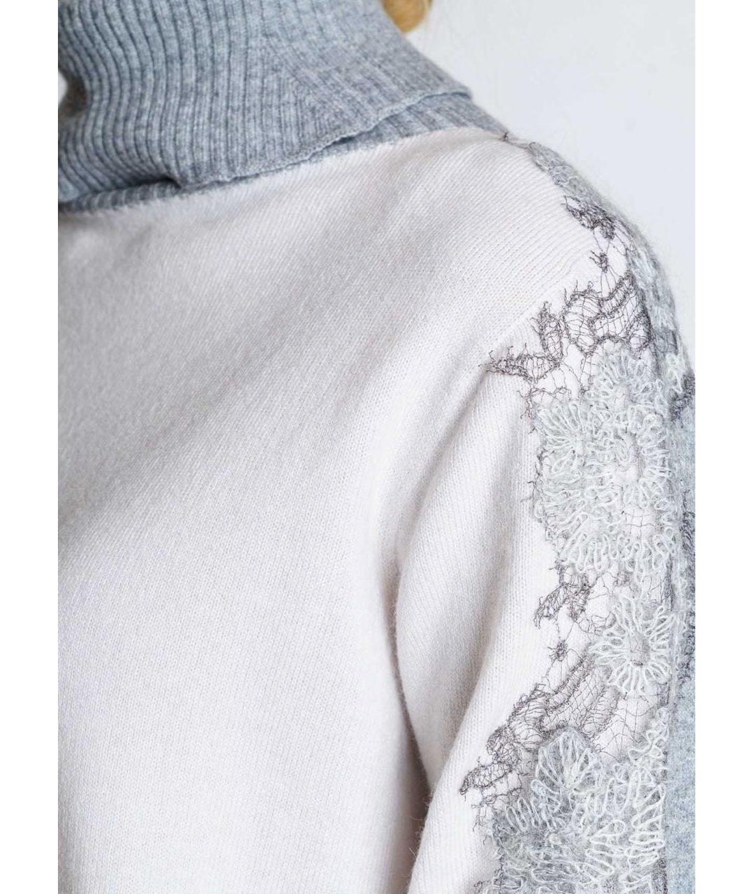 D.EXTERIOR Белая кашемировая водолазка, фото 8