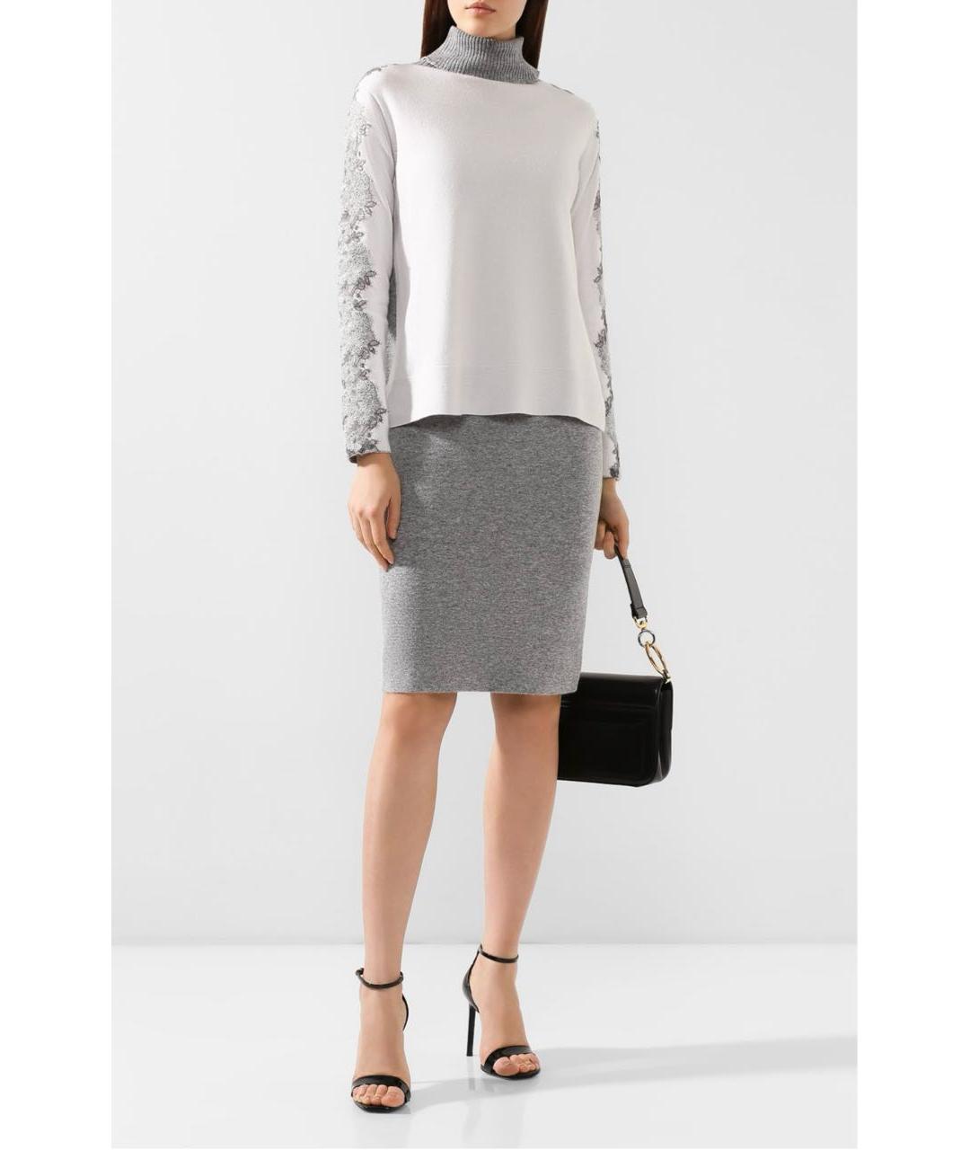 D.EXTERIOR Белая кашемировая водолазка, фото 2