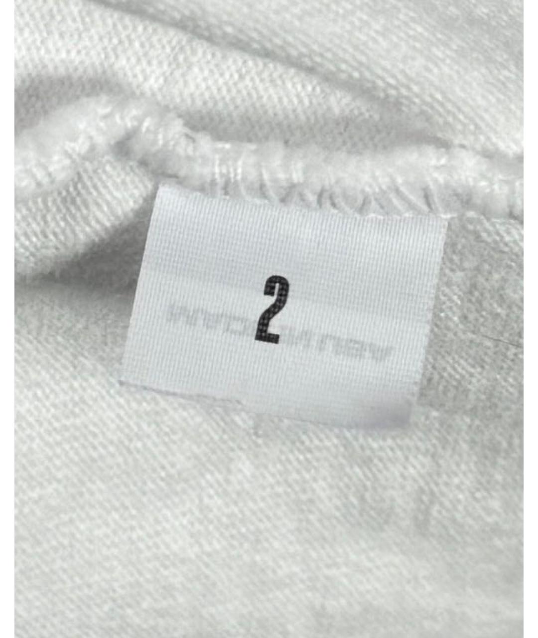 YEEZY Белая хлопковая футболка, фото 3