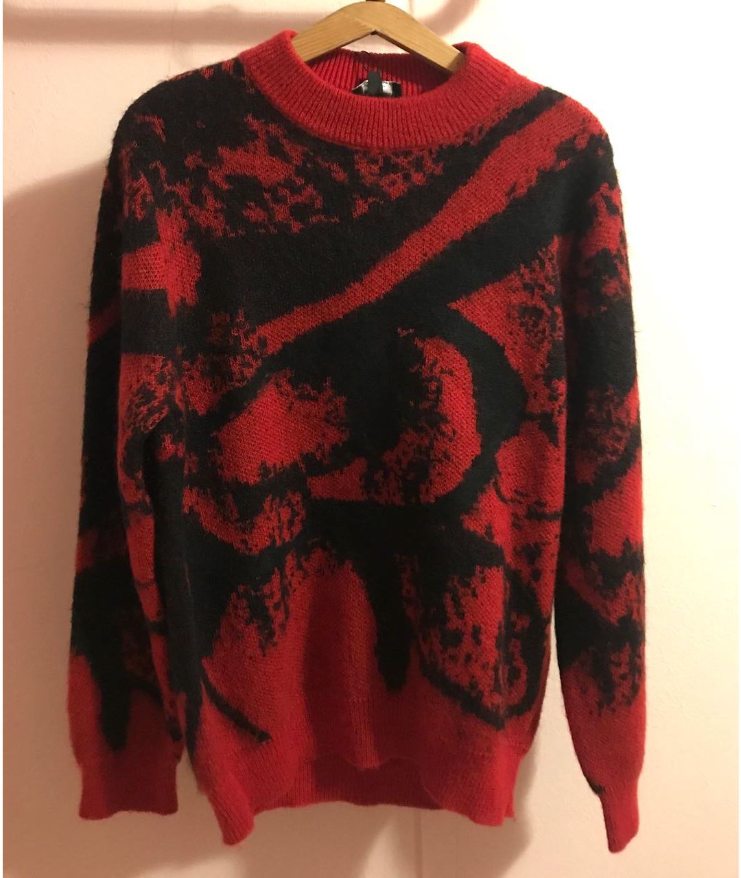 EMPORIO ARMANI Красный шерстяной джемпер / свитер, фото 9