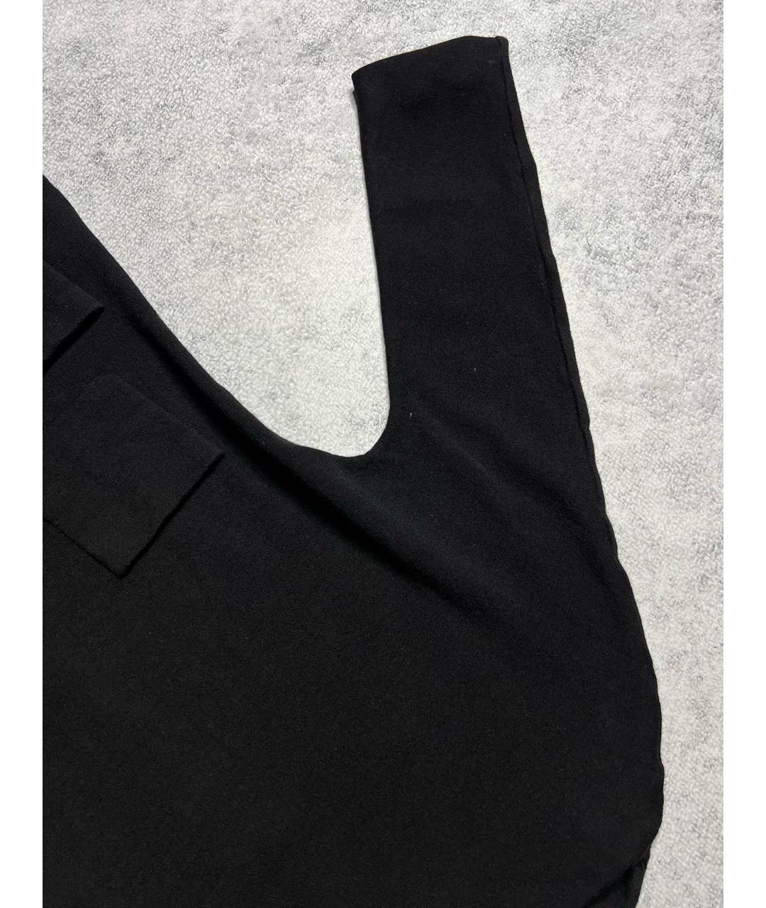LOUIS VUITTON Черное шерстяное платье, фото 6