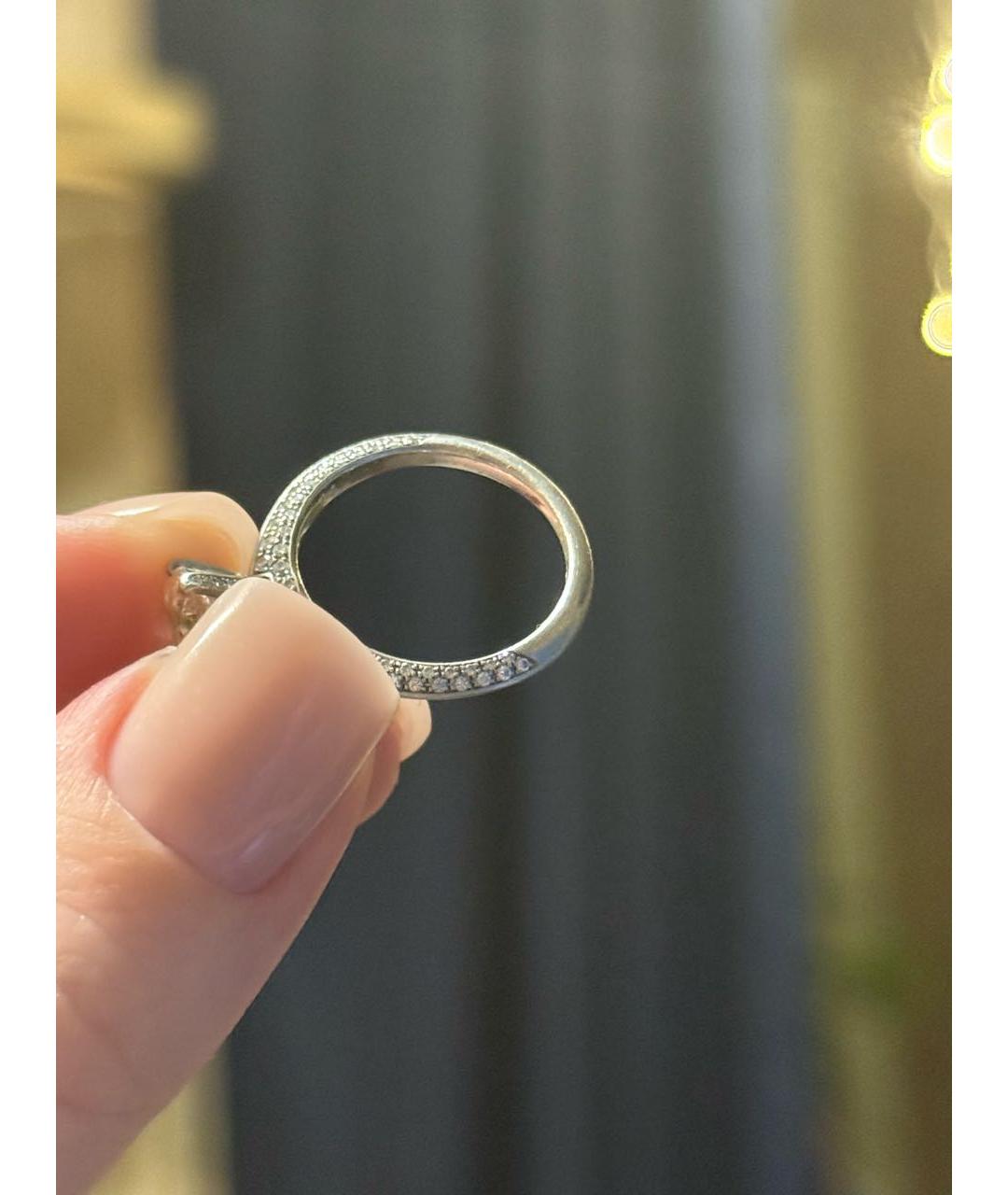 TIFFANY&CO Белое платиновое кольцо, фото 7