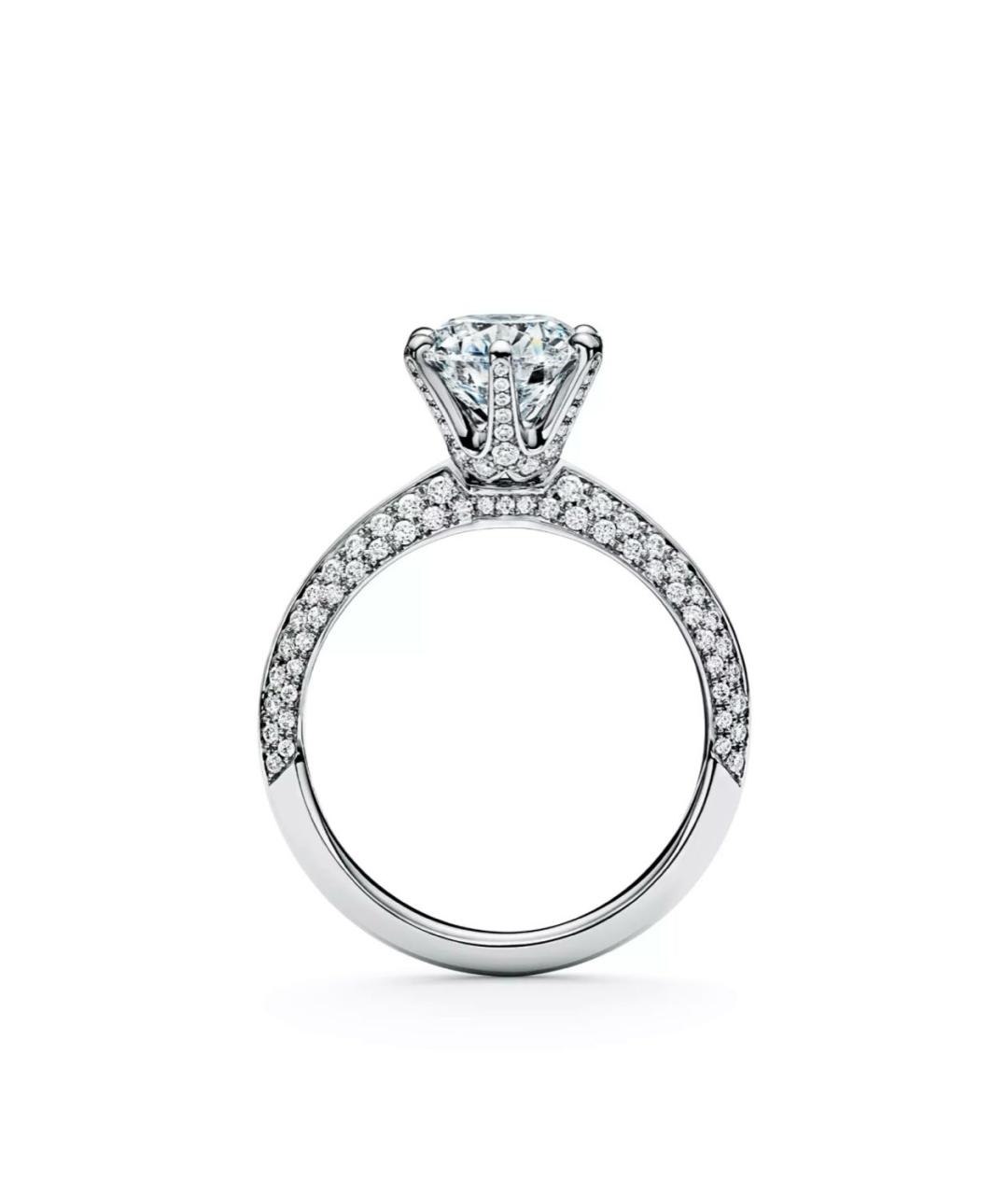 TIFFANY&CO Белое платиновое кольцо, фото 4