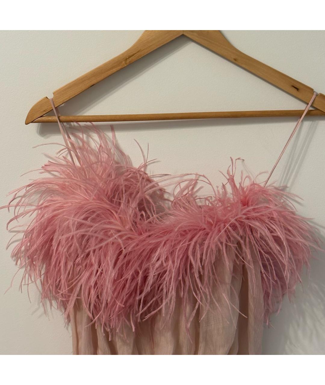 PRADA Розовая шелковая блузы, фото 3