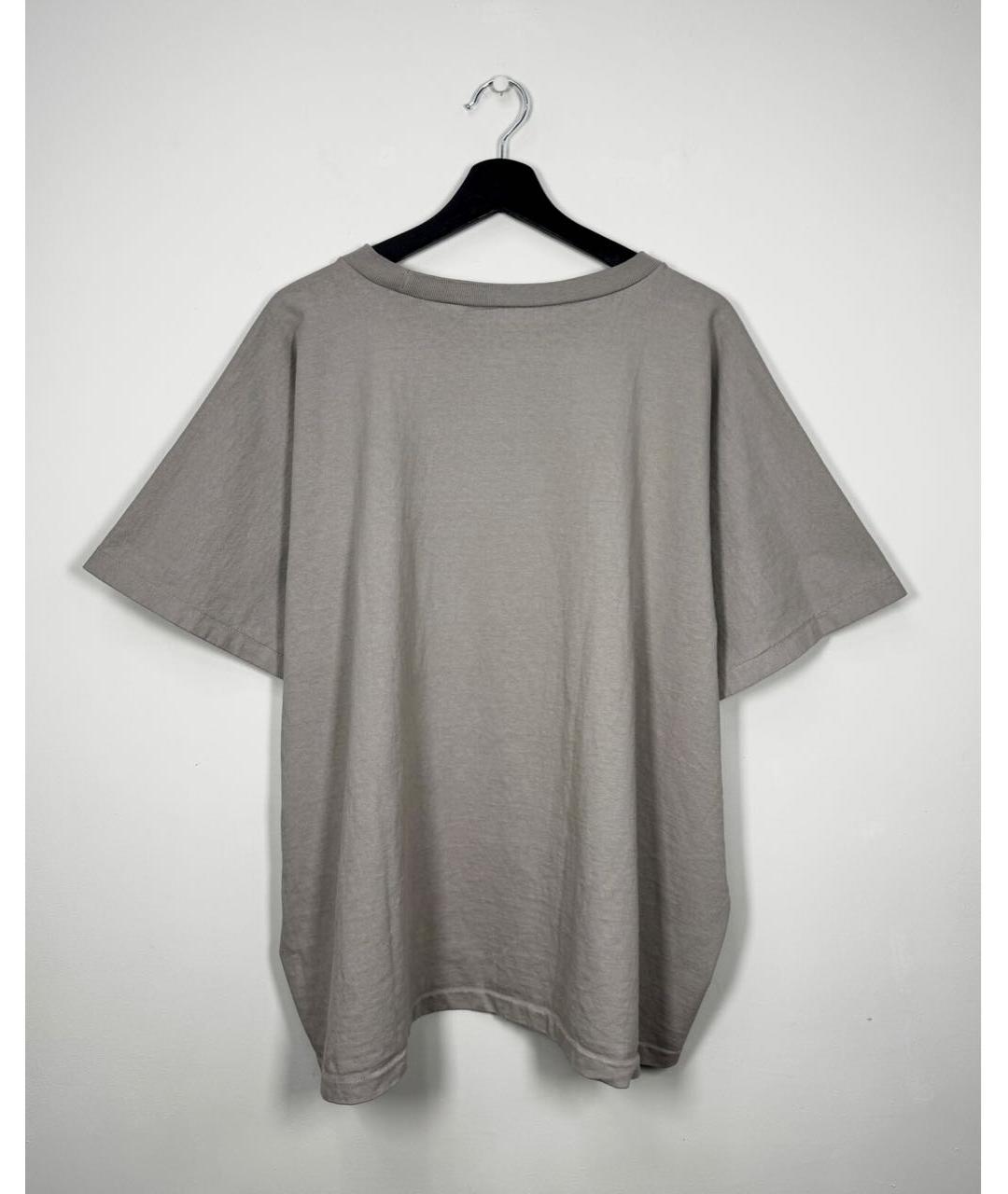 YEEZY Серая хлопковая футболка, фото 2