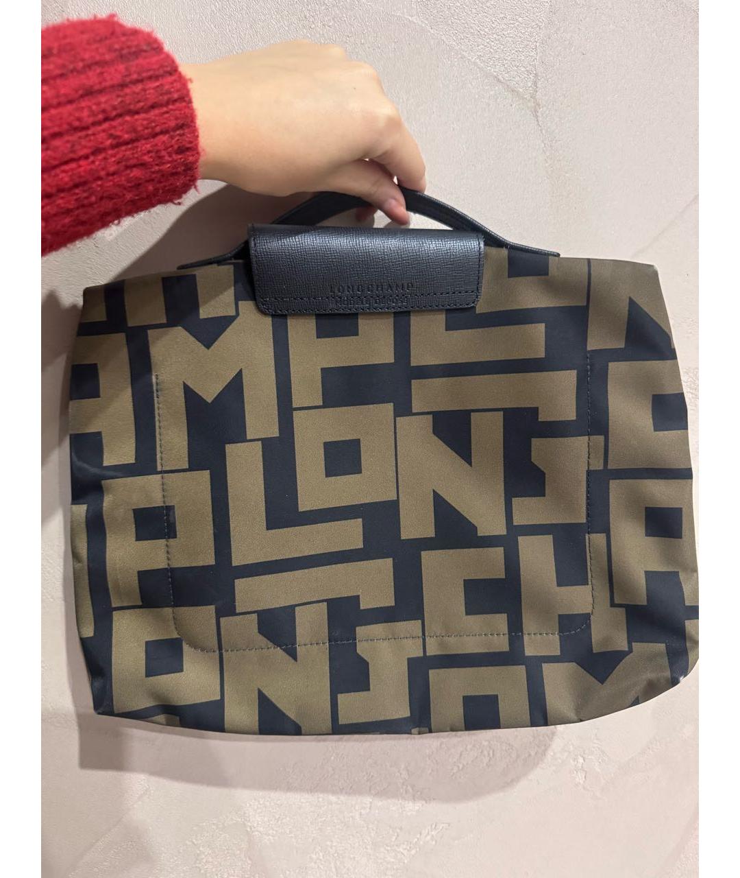 LONGCHAMP Мульти синтетическая сумка с короткими ручками, фото 2