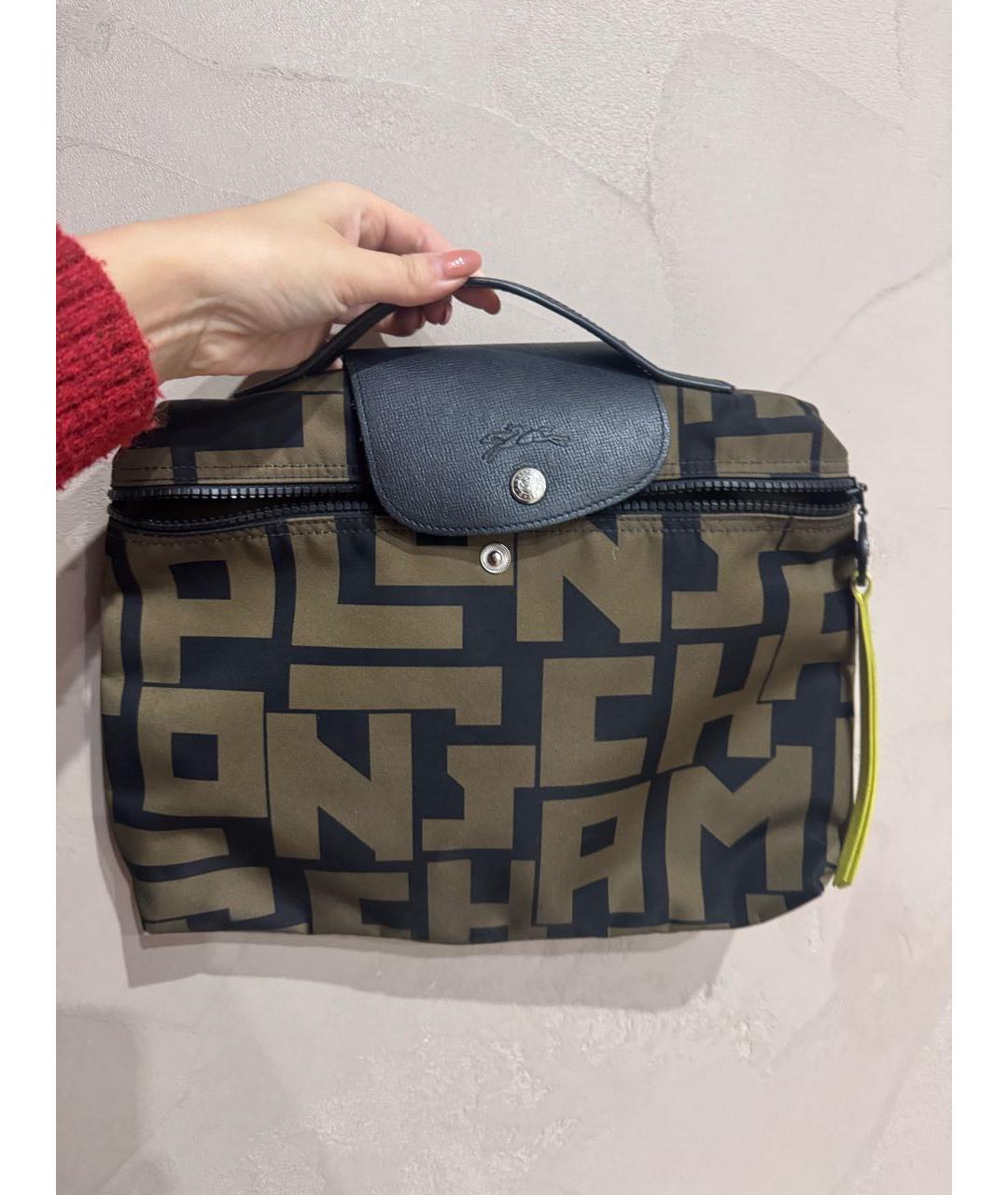 LONGCHAMP Мульти синтетическая сумка с короткими ручками, фото 4