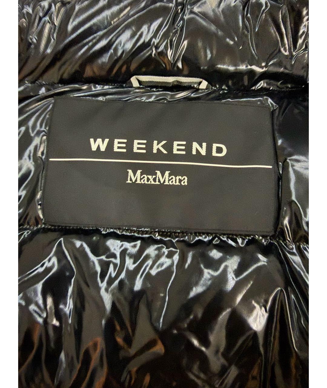 WEEKEND MAX MARA Золотой полиэстеровый пуховик, фото 4