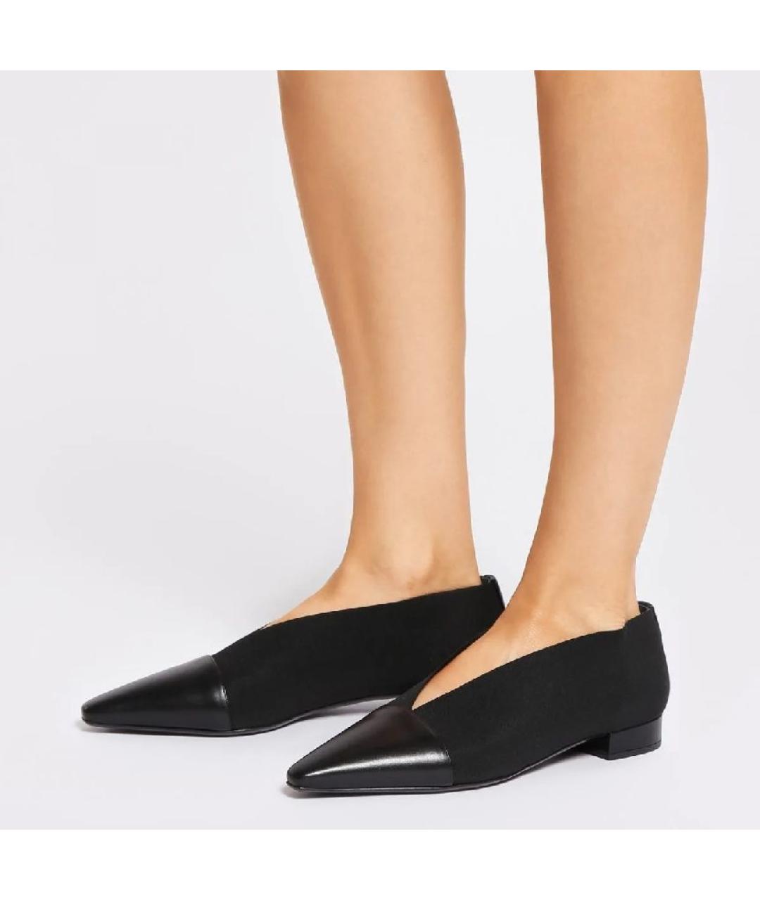 POLLINI Черные кожаные туфли, фото 6