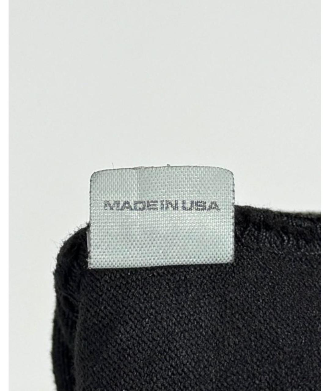 YEEZY Черная хлопковая футболка, фото 4