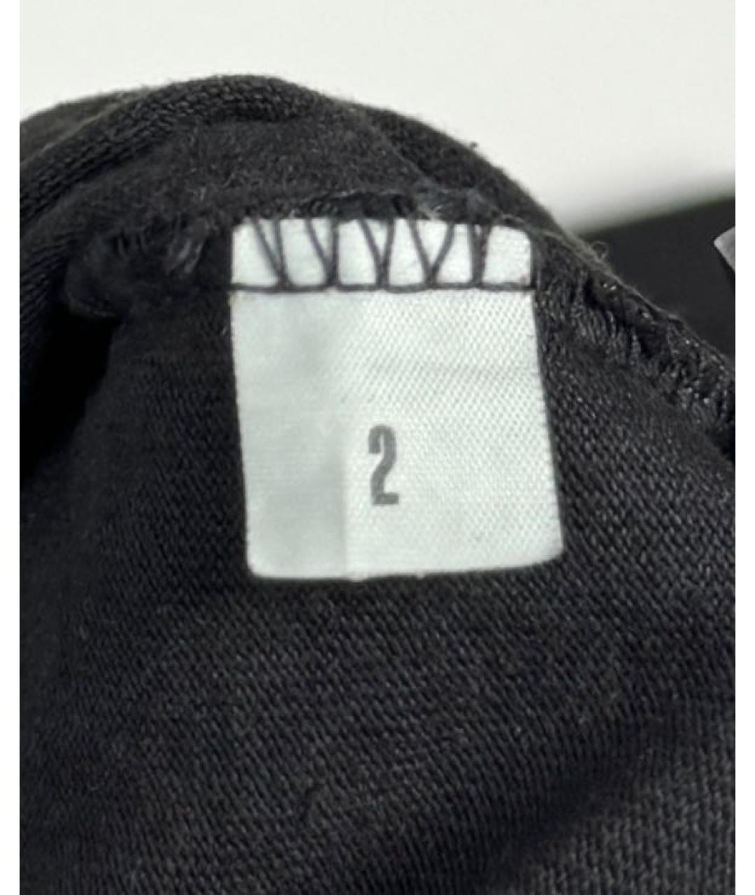 YEEZY Черная хлопковая футболка, фото 3