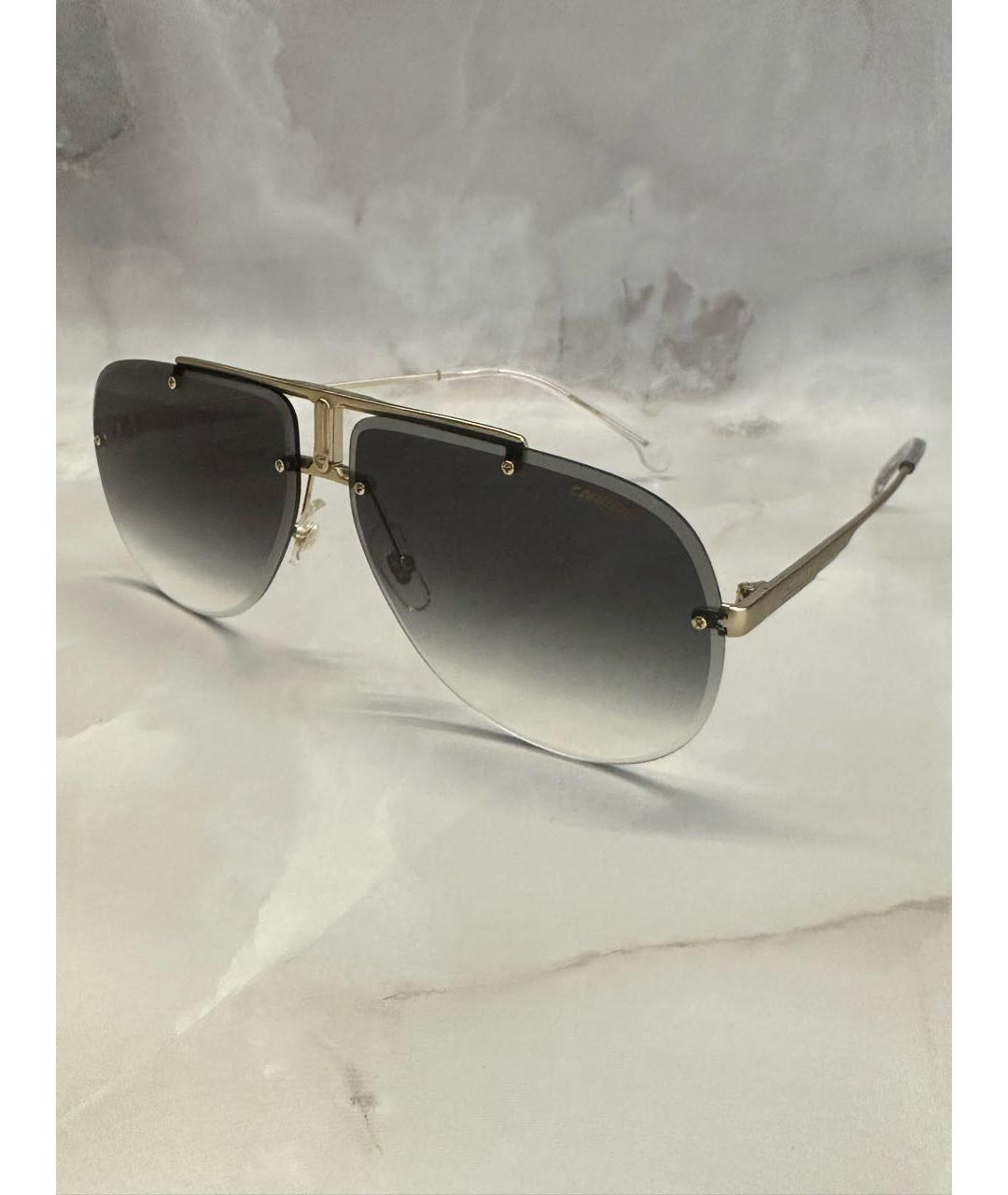 CARRERA Y CARRERA Золотые металлические солнцезащитные очки, фото 2