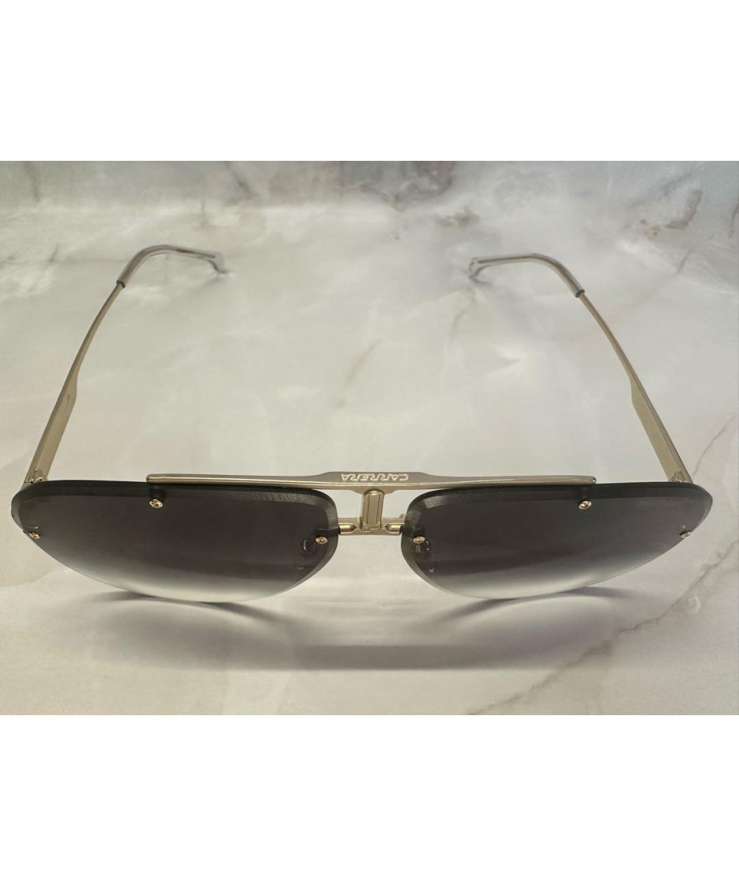 CARRERA Y CARRERA Золотые металлические солнцезащитные очки, фото 4