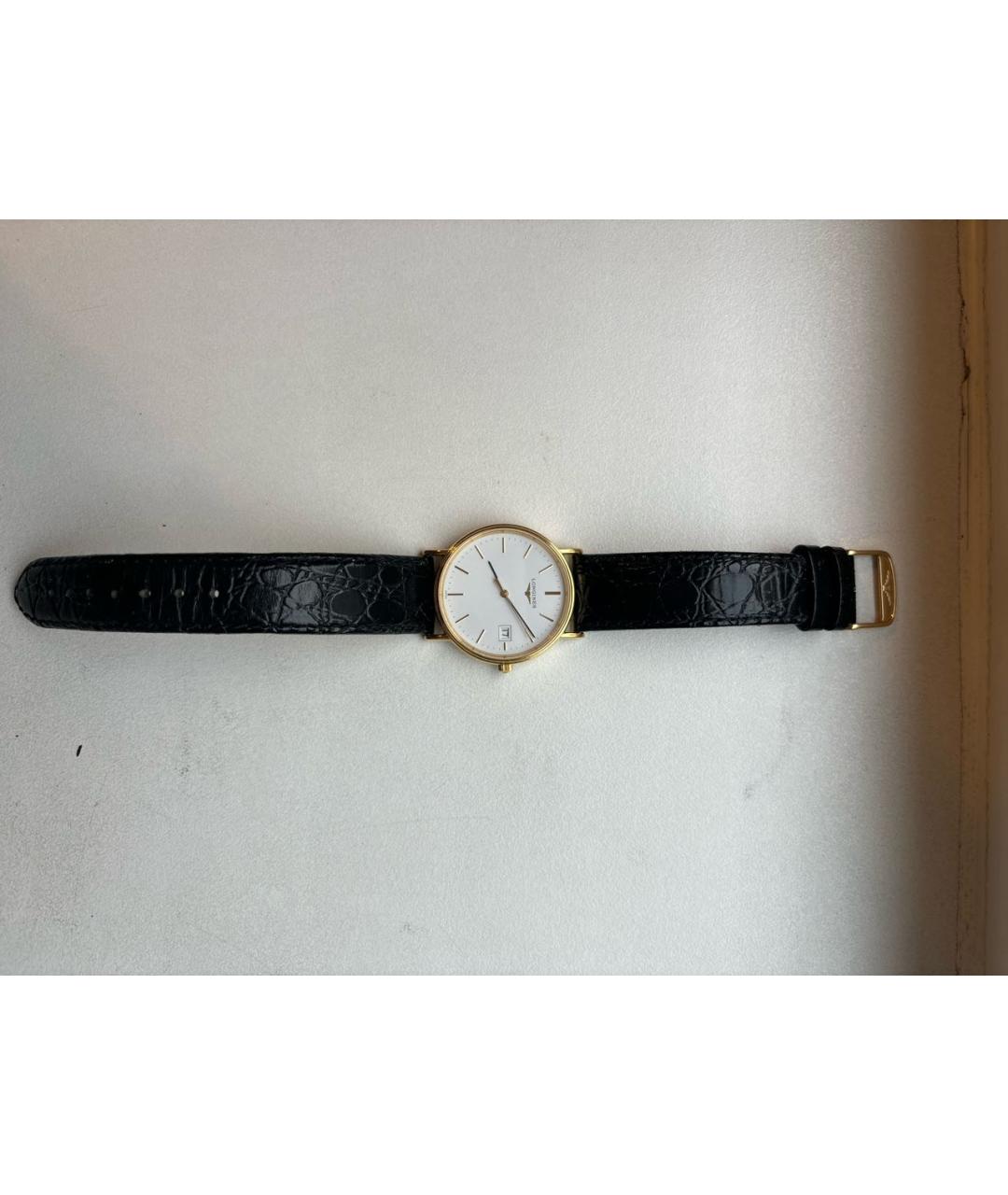 LONGINES Черные металлические часы, фото 7