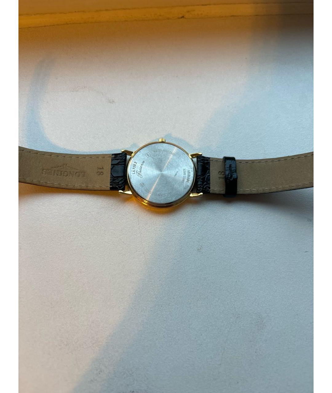 LONGINES Черные металлические часы, фото 2