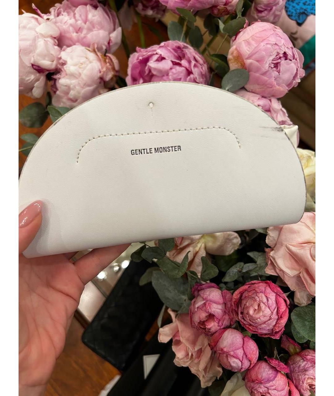 GENTLE MONSTER Белые пластиковые солнцезащитные очки, фото 3