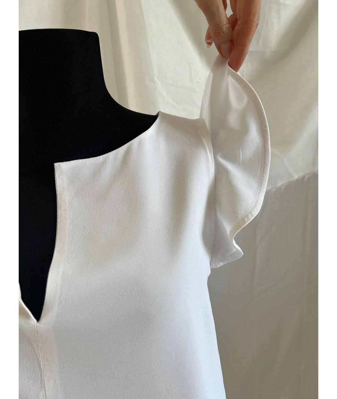 PINKO Белая ацетатная блузы, фото 8