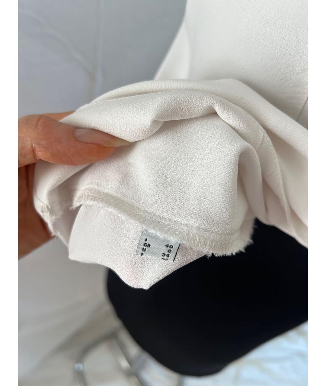 PINKO Белая ацетатная блузы, фото 6